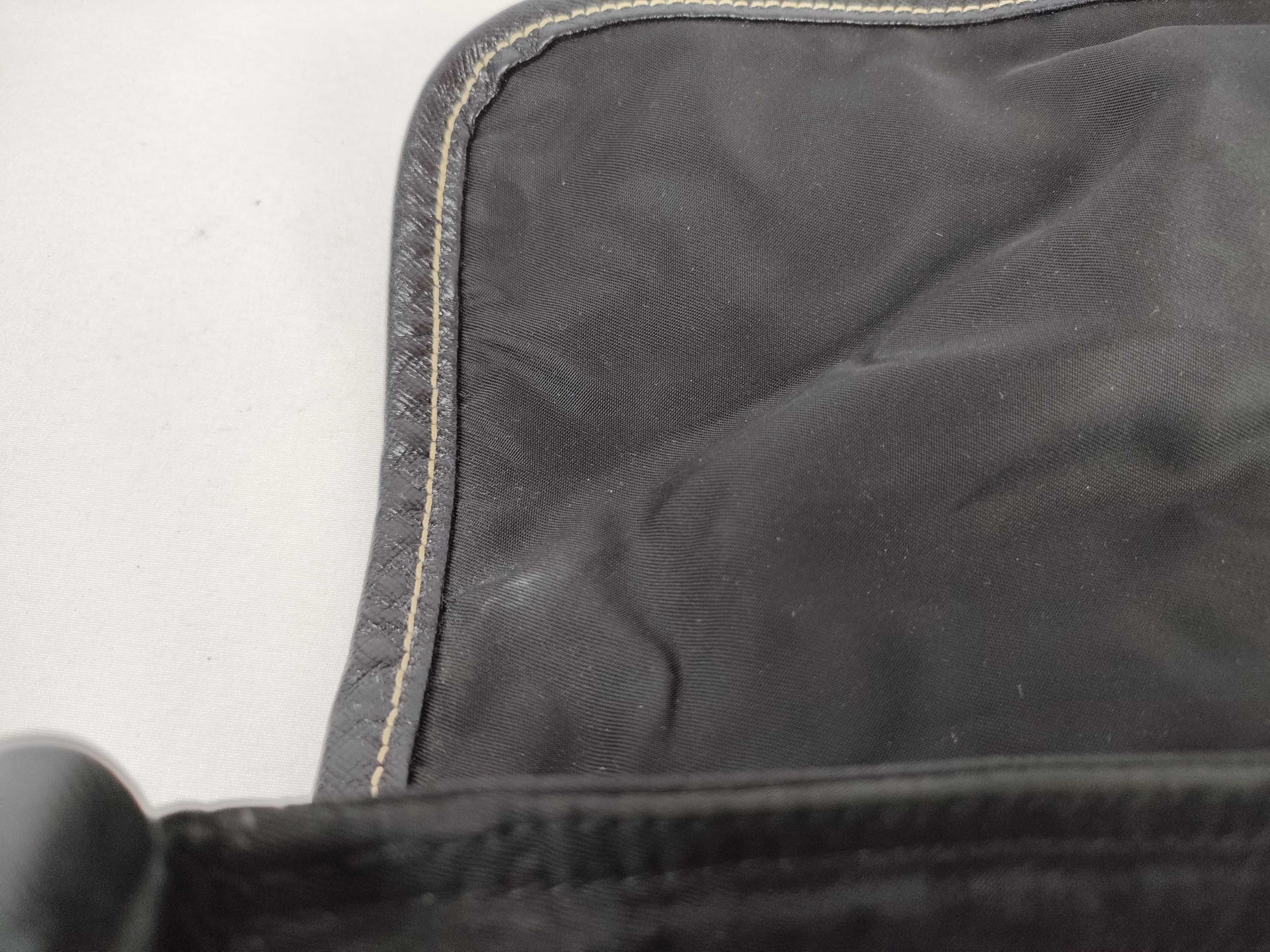 Nylon Shoulder Bag, Black Shoulder Bag — view 15