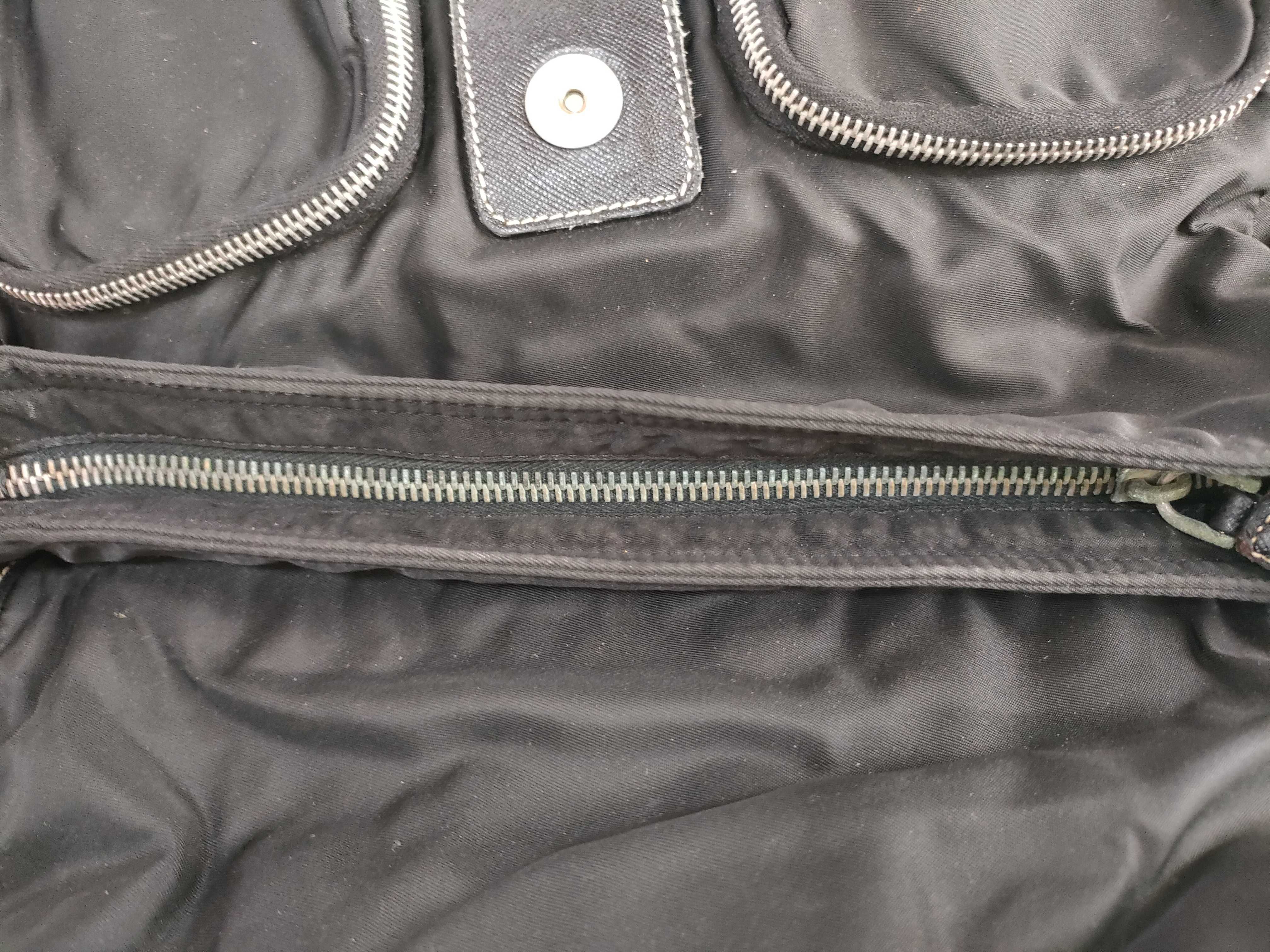 Nylon Shoulder Bag, Black Shoulder Bag — view 6