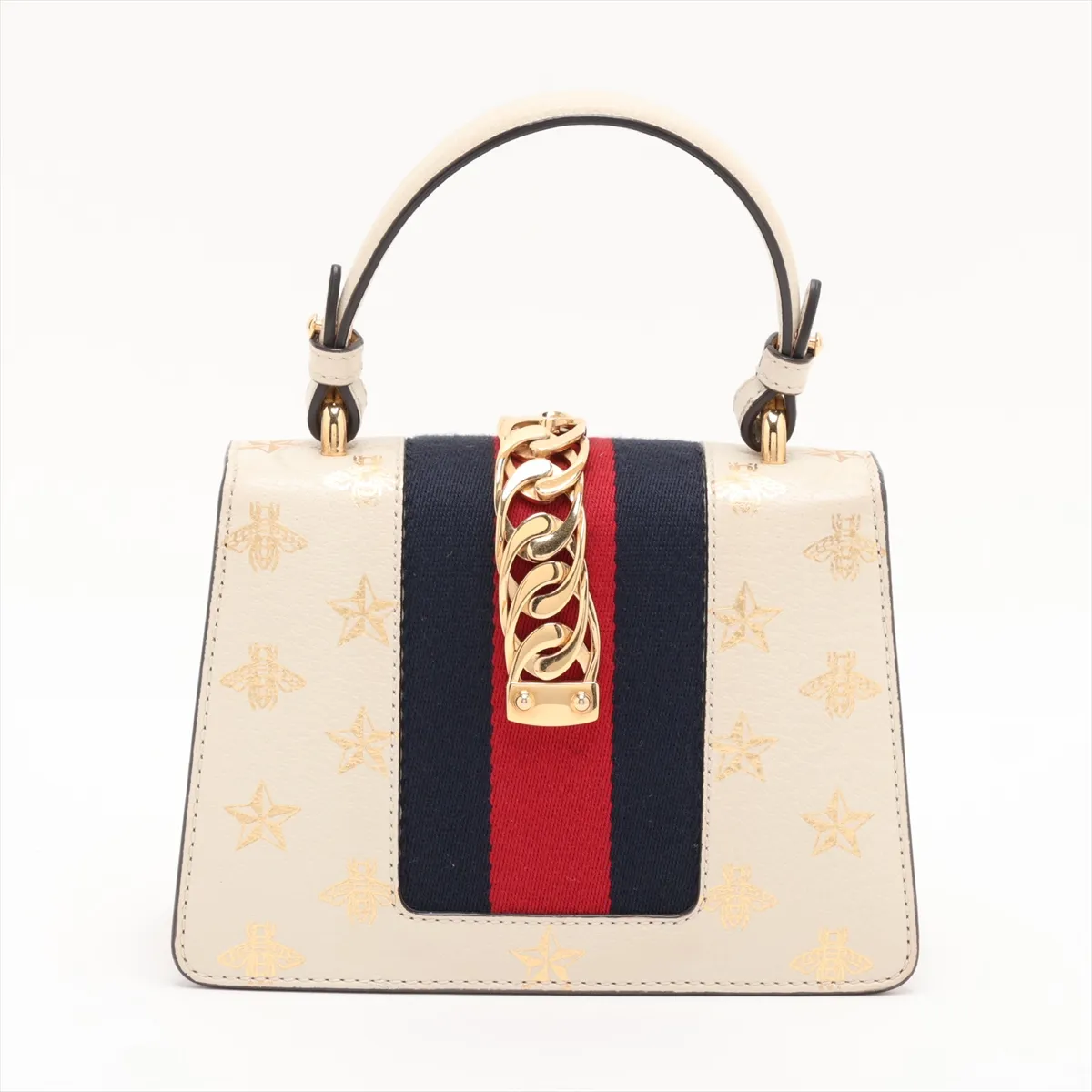 Sylvie 470270 Leather 2-Way Handbag White — view 2