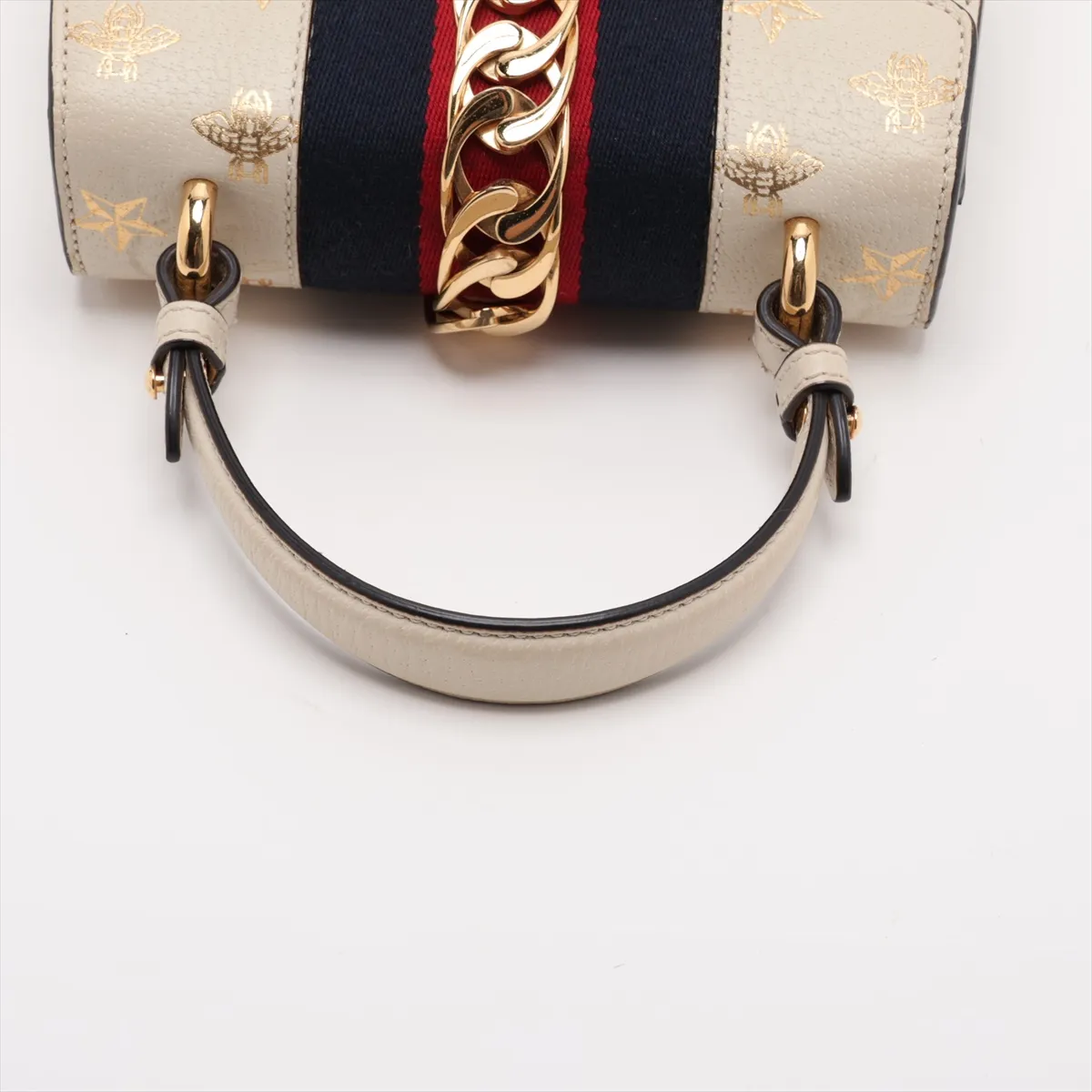 Sylvie 470270 Leather 2-Way Handbag White — view 5