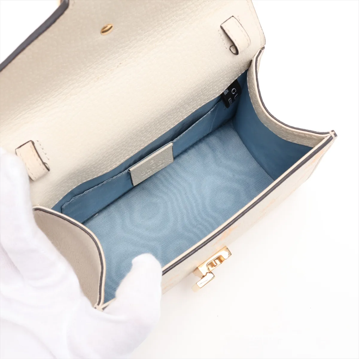 Sylvie 470270 Leather 2-Way Handbag White — view 8