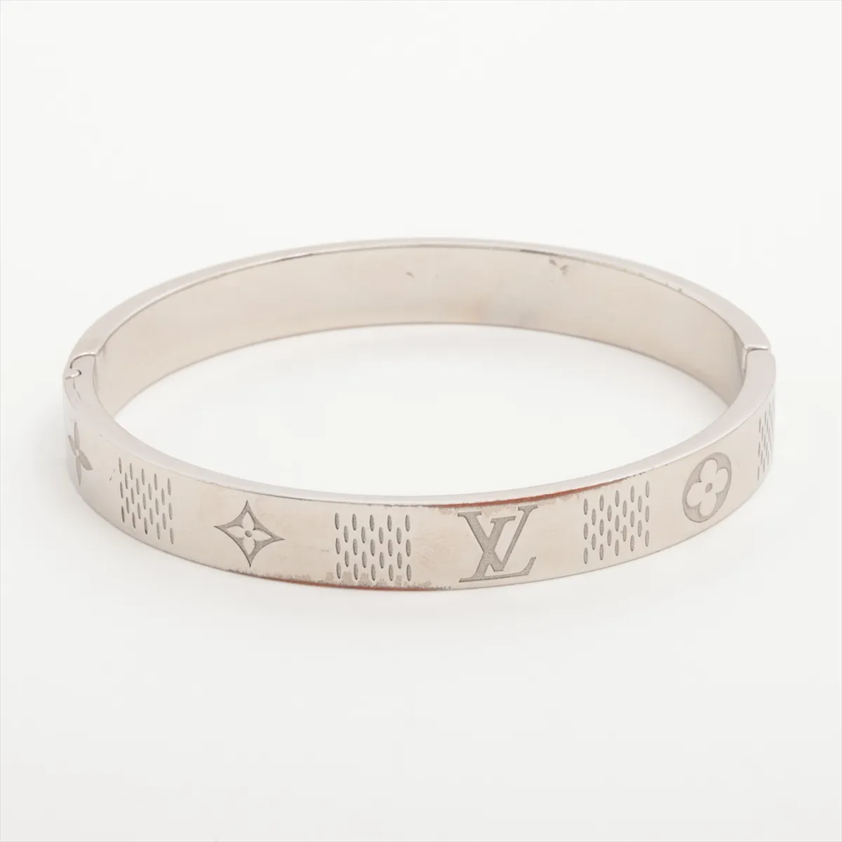 M1387M Bangle Damier Staple LE1255 Bangle M Metal Silver