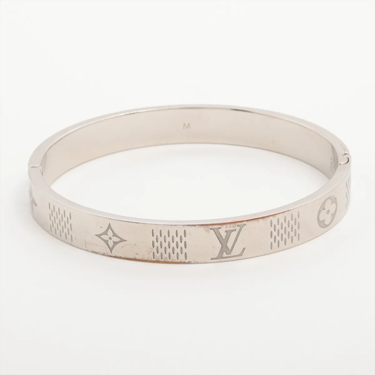 M1387M Bangle Damier Staple LE1255 Bangle M Metal Silver — view 2