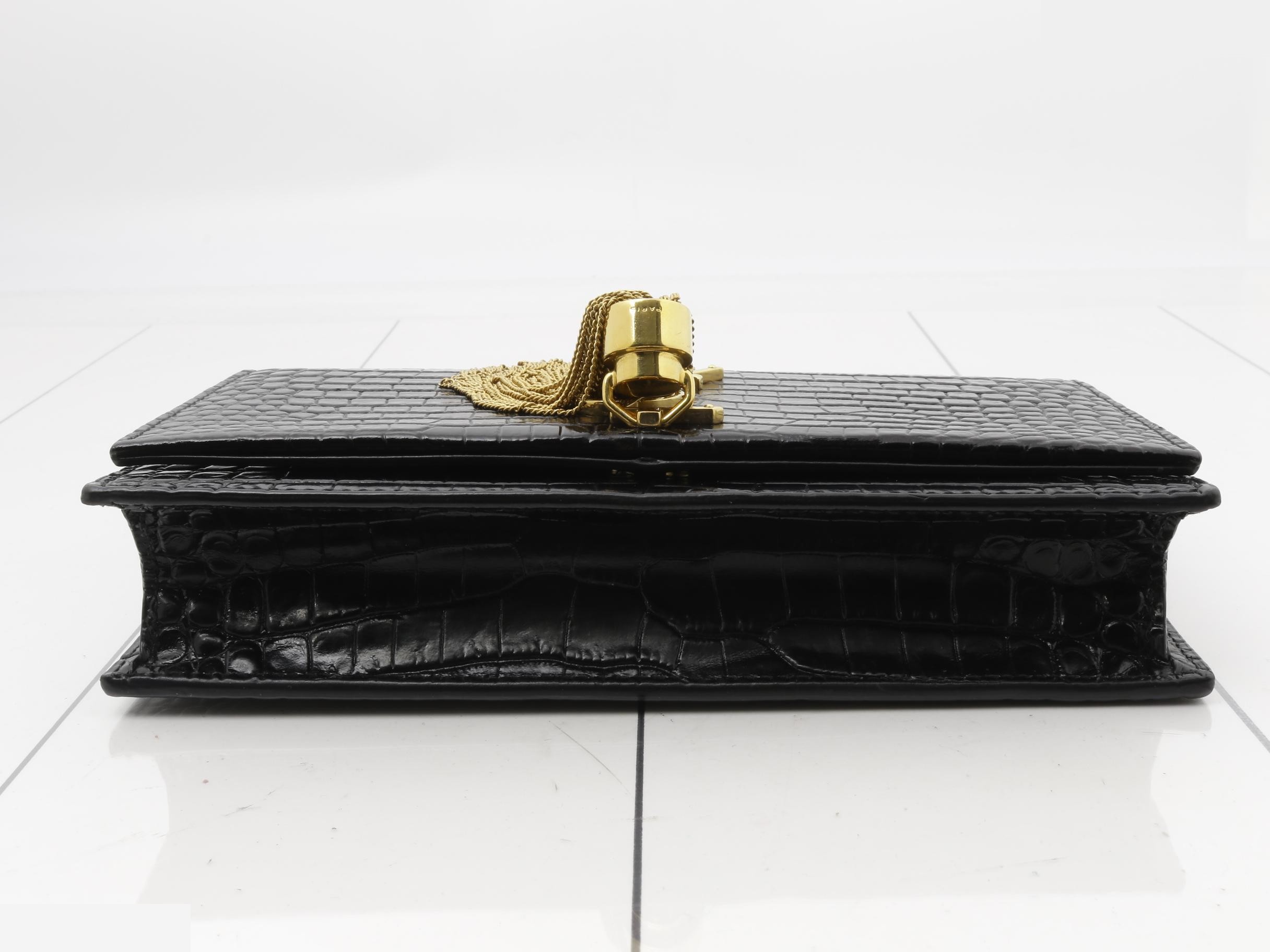 Kate Embossed Chain Shoulder Bag — view 3