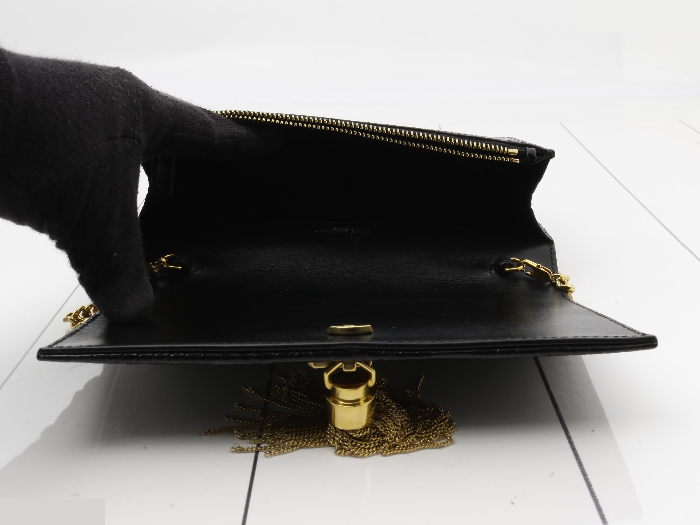 Kate Embossed Chain Shoulder Bag — view 4