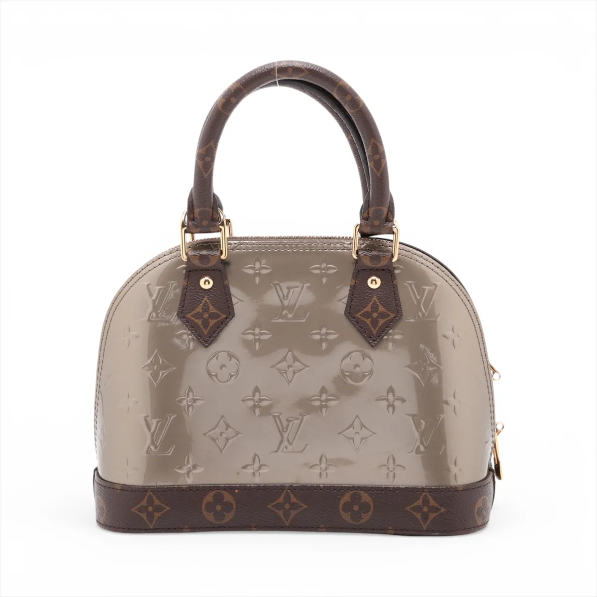 Vernis x Monogram Alma BB M44862 SN0230 Gray x Brown (RFID detected) — view 2