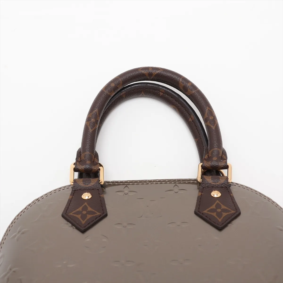 Vernis x Monogram Alma BB M44862 SN0230 Gray x Brown (RFID detected) — view 6