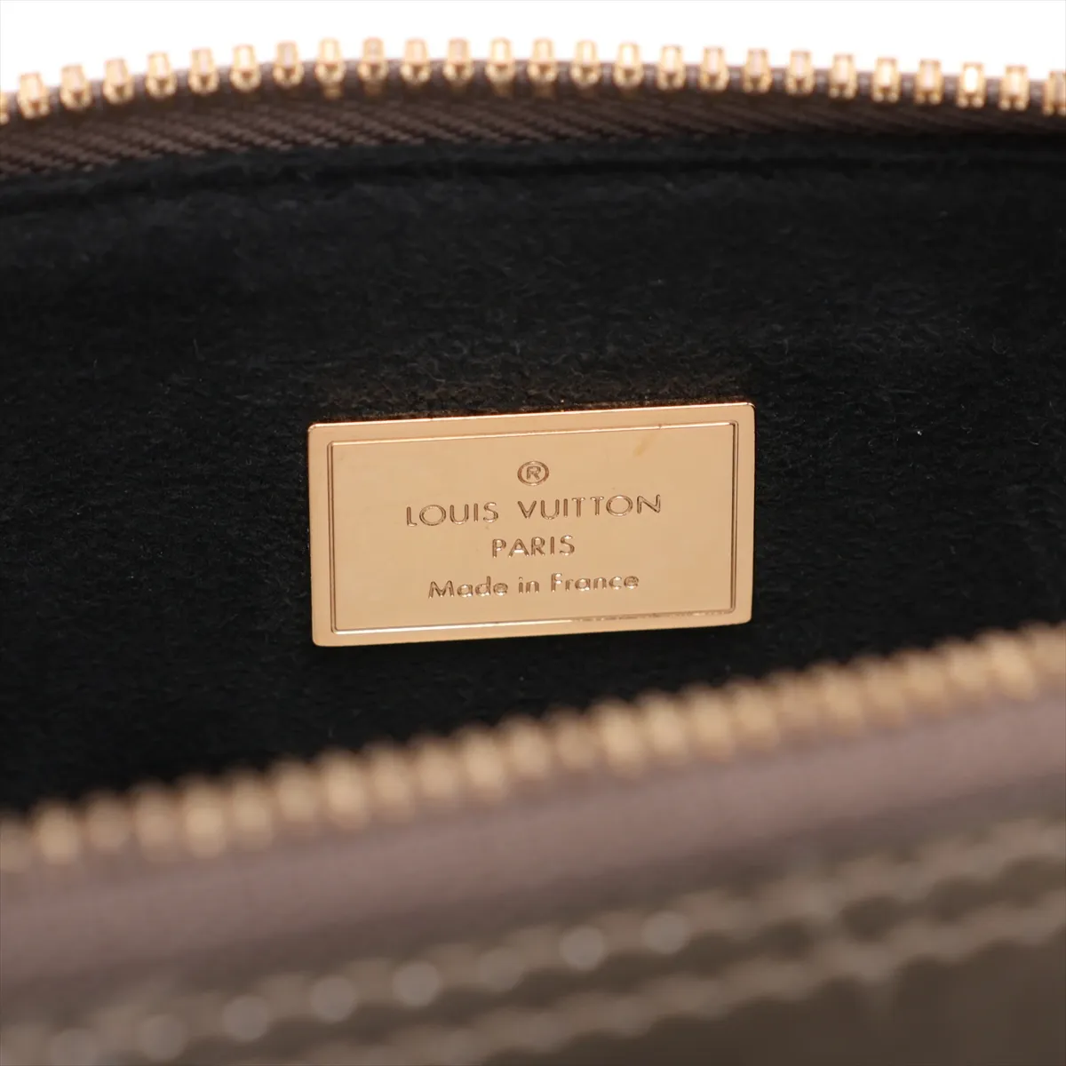 Vernis x Monogram Alma BB M44862 SN0230 Gray x Brown (RFID detected) — view 10
