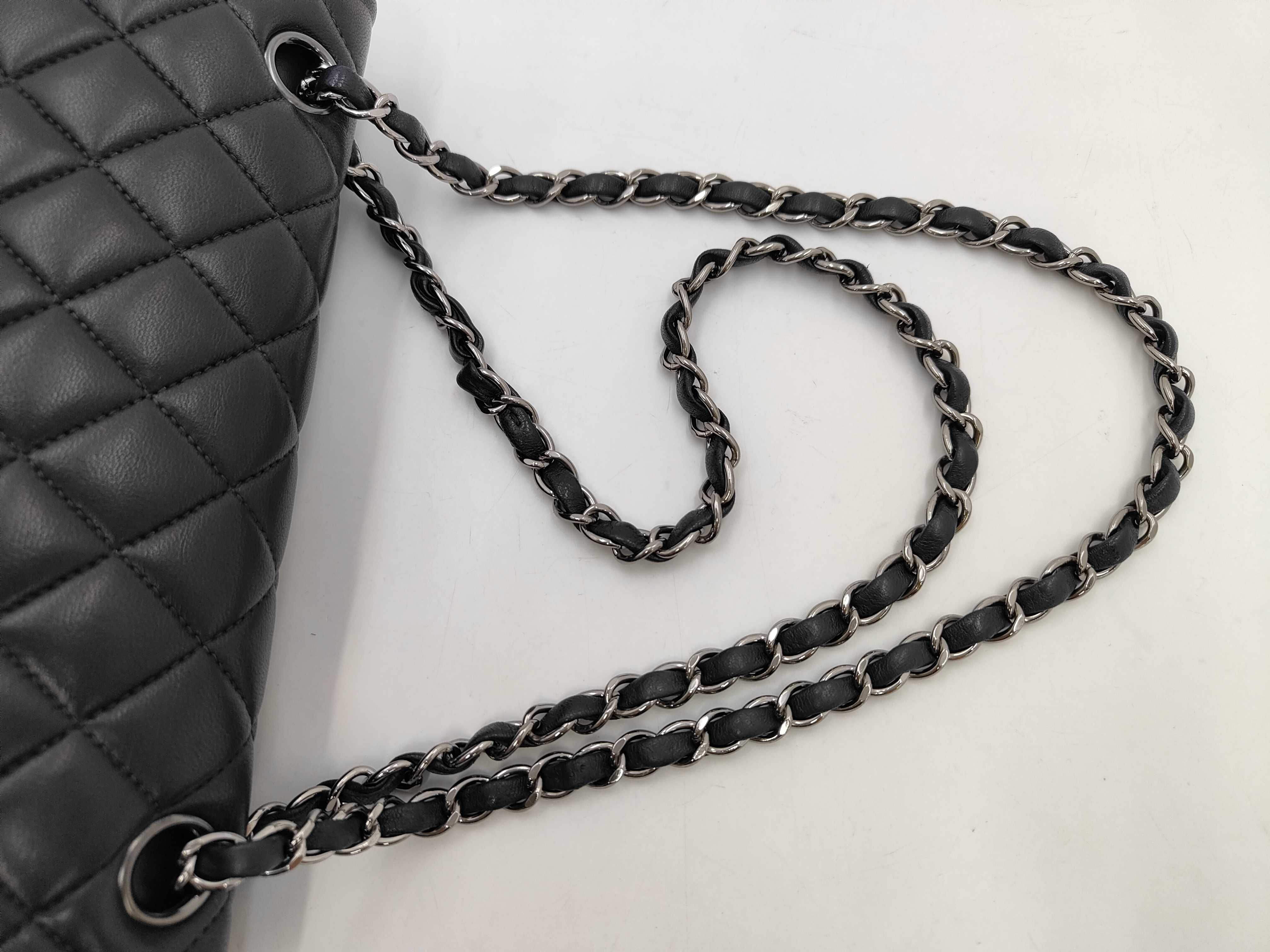 Matelassé Double Flap Chain Shoulder Bag — view 5