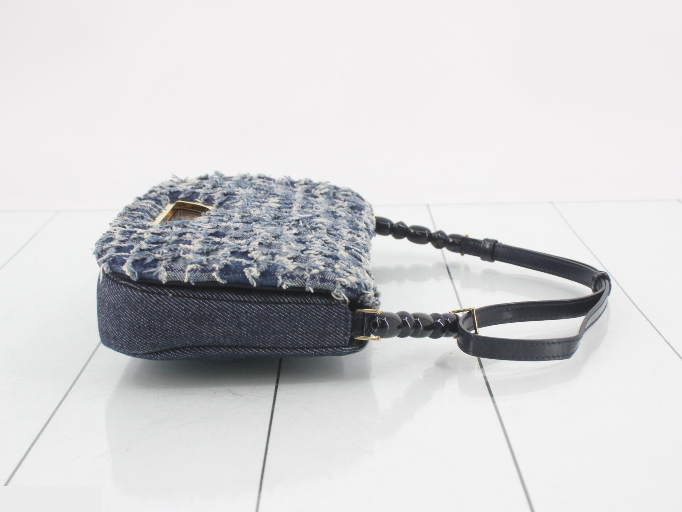 Denim shoulder bag — view 3