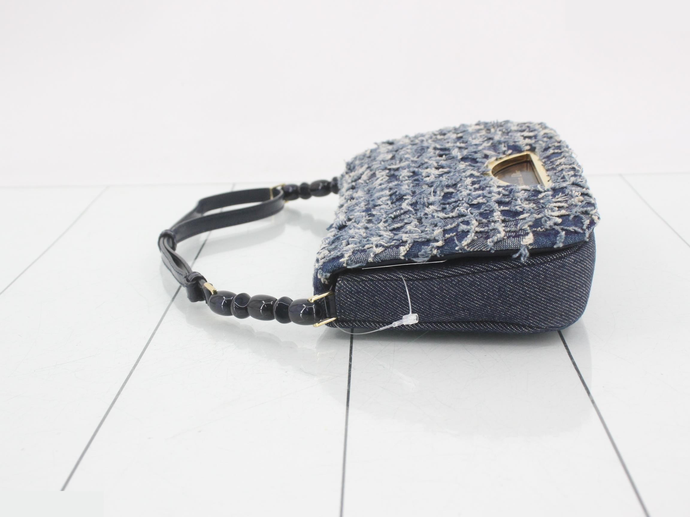Denim shoulder bag — view 4