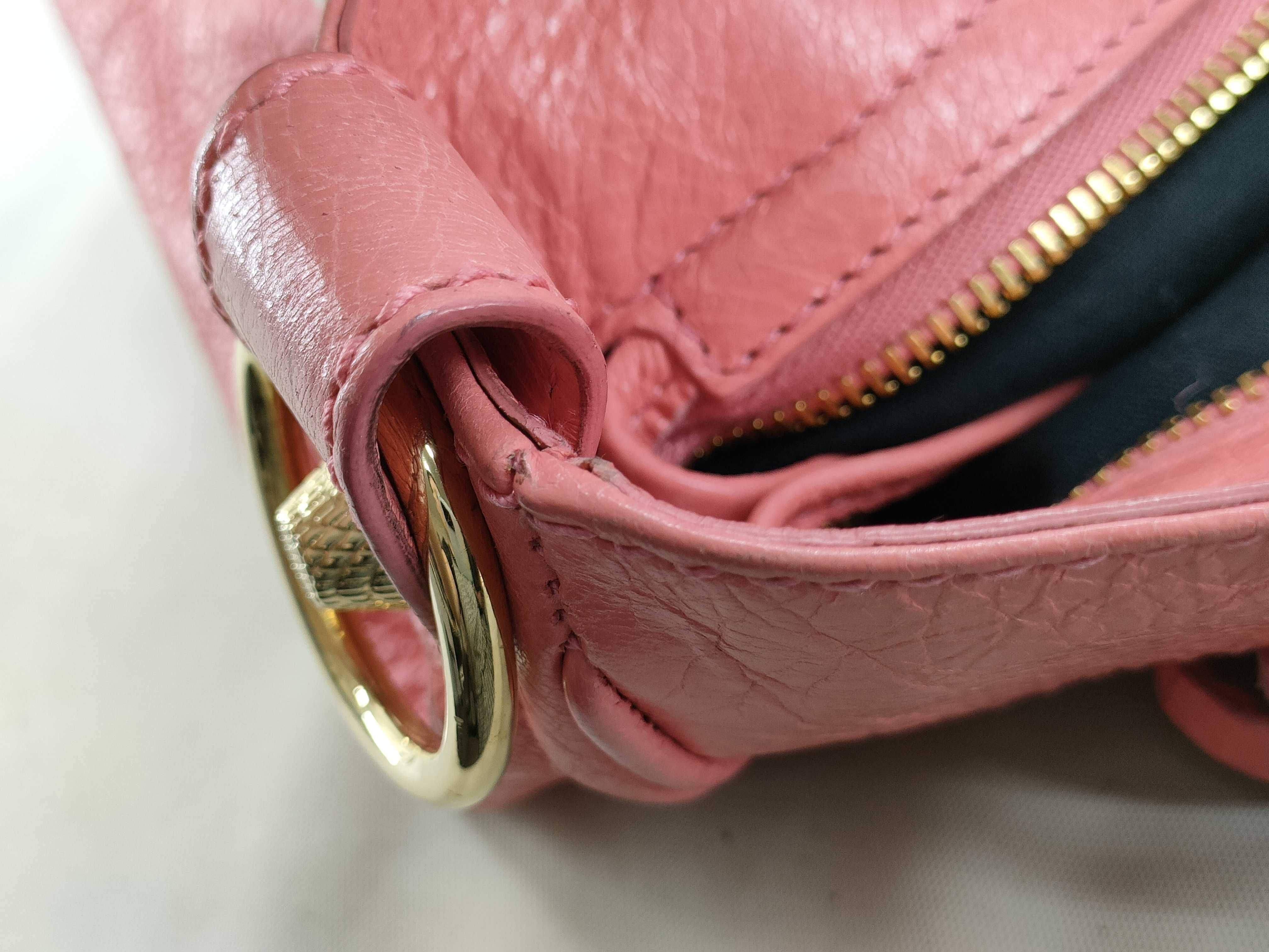 ID - The Vero Giant cow skin hand bag Pink 282010 (No Mirror) Handbag — view 13