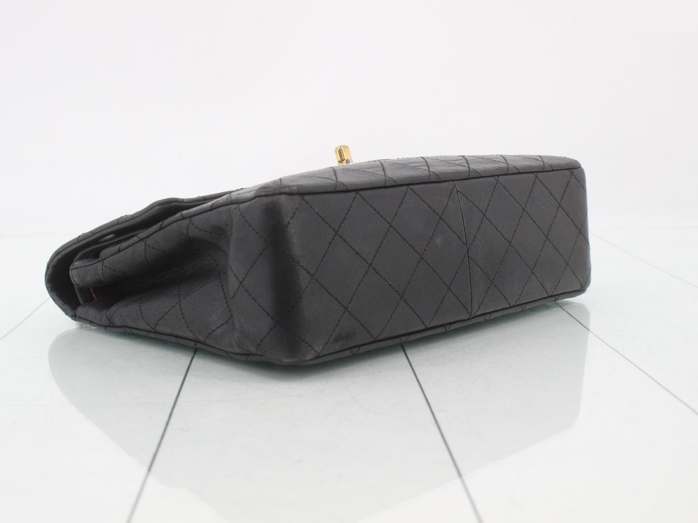 Double flap Matelassé bag, size 25, lambskin, 1403736 — view 5