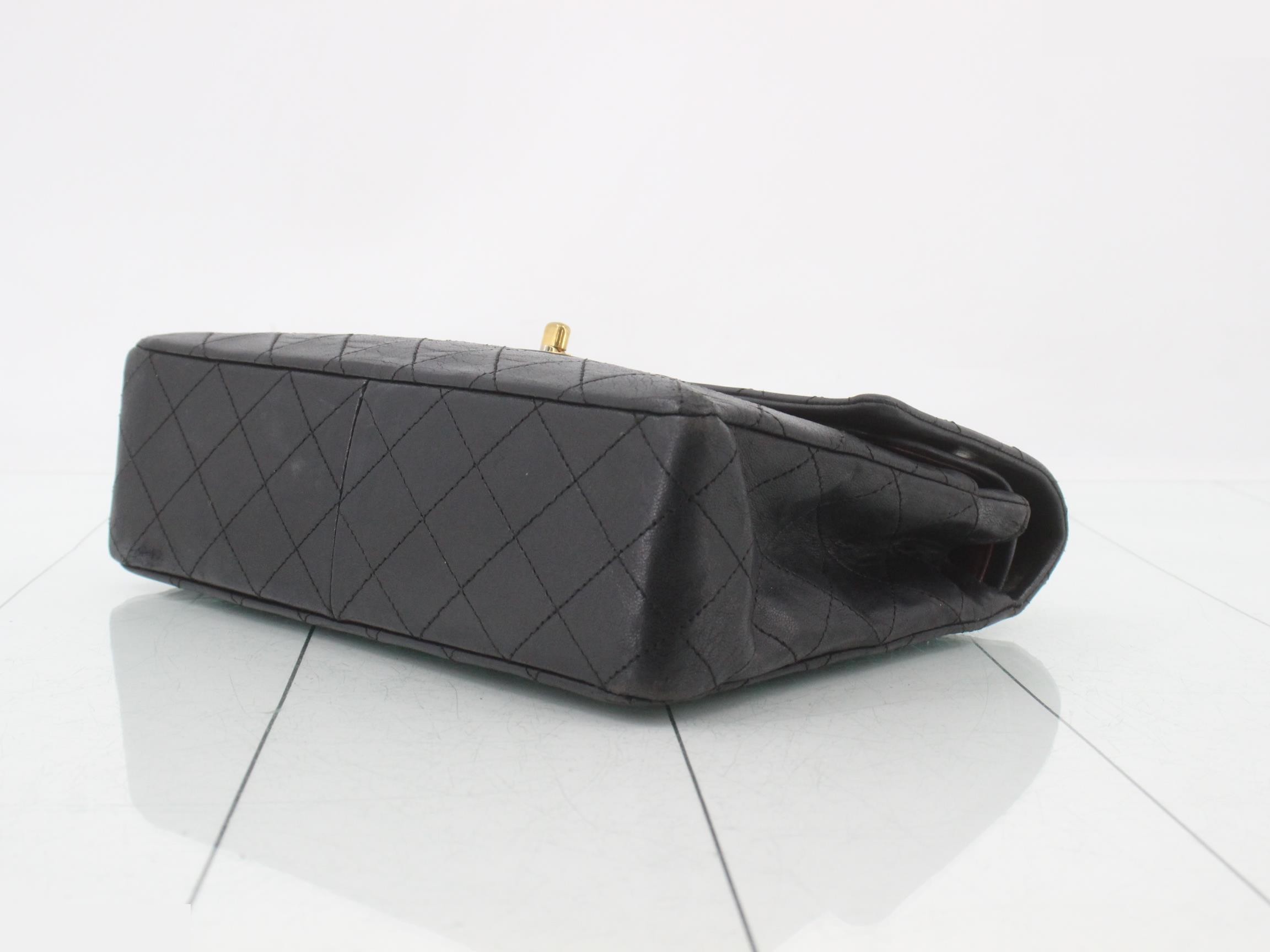 Double flap Matelassé bag, size 25, lambskin, 1403736 — view 6