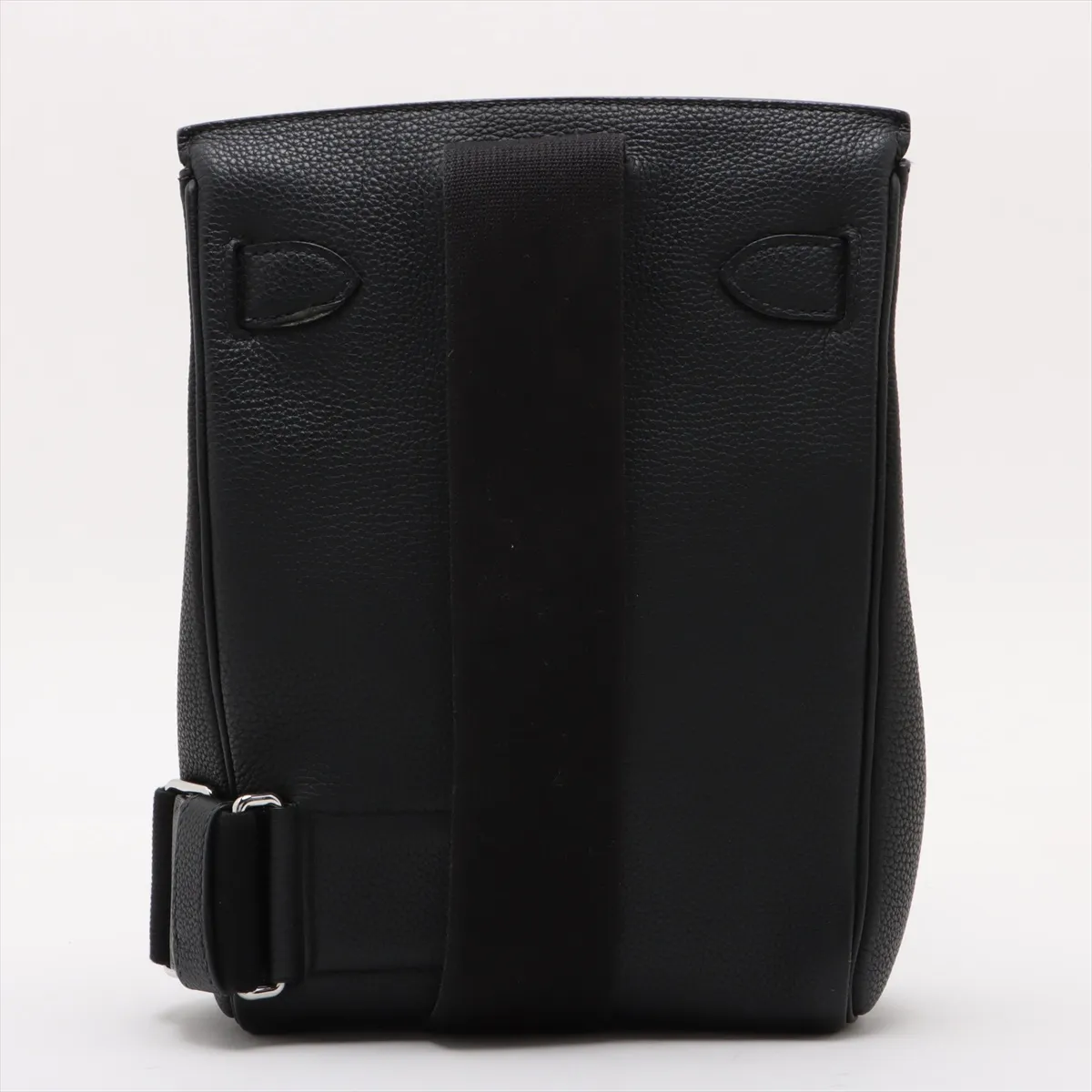 [Individually wrapped] Hermes Kelly Akkado PM Togo Black Silver Hardware Z:2021 Crochette string tear — view 2