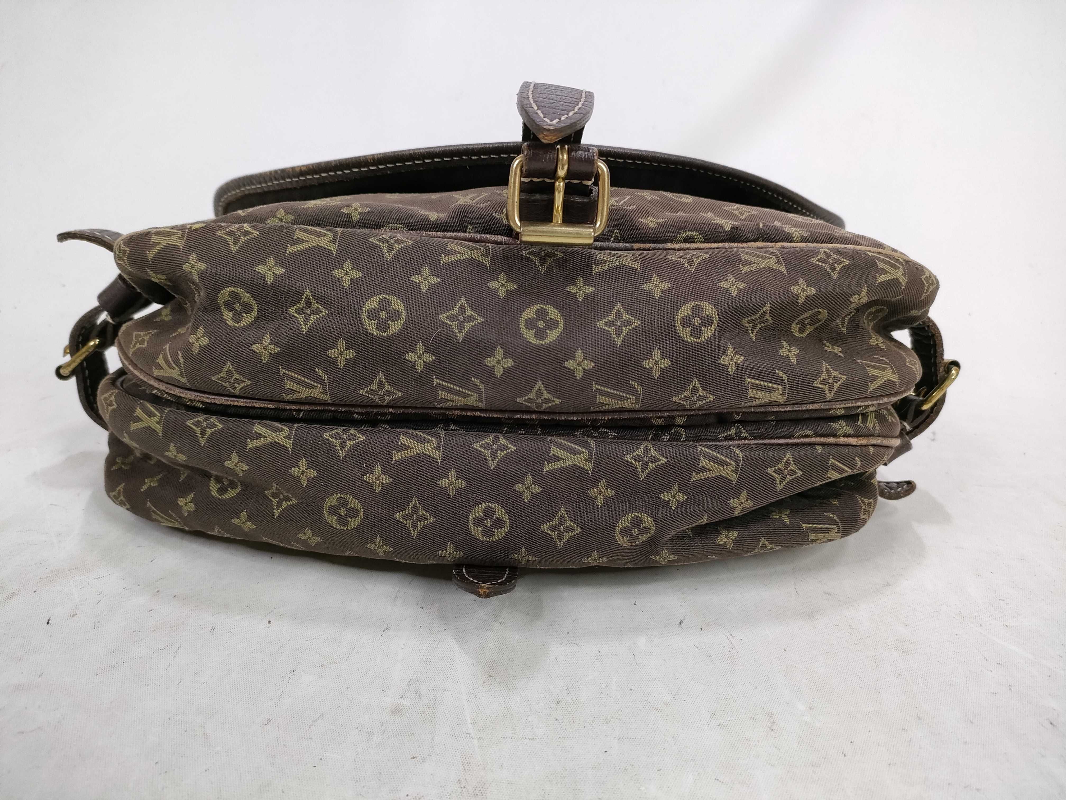 Monogram Mini Lin M95227 Saumur Shoulder Bag — view 8