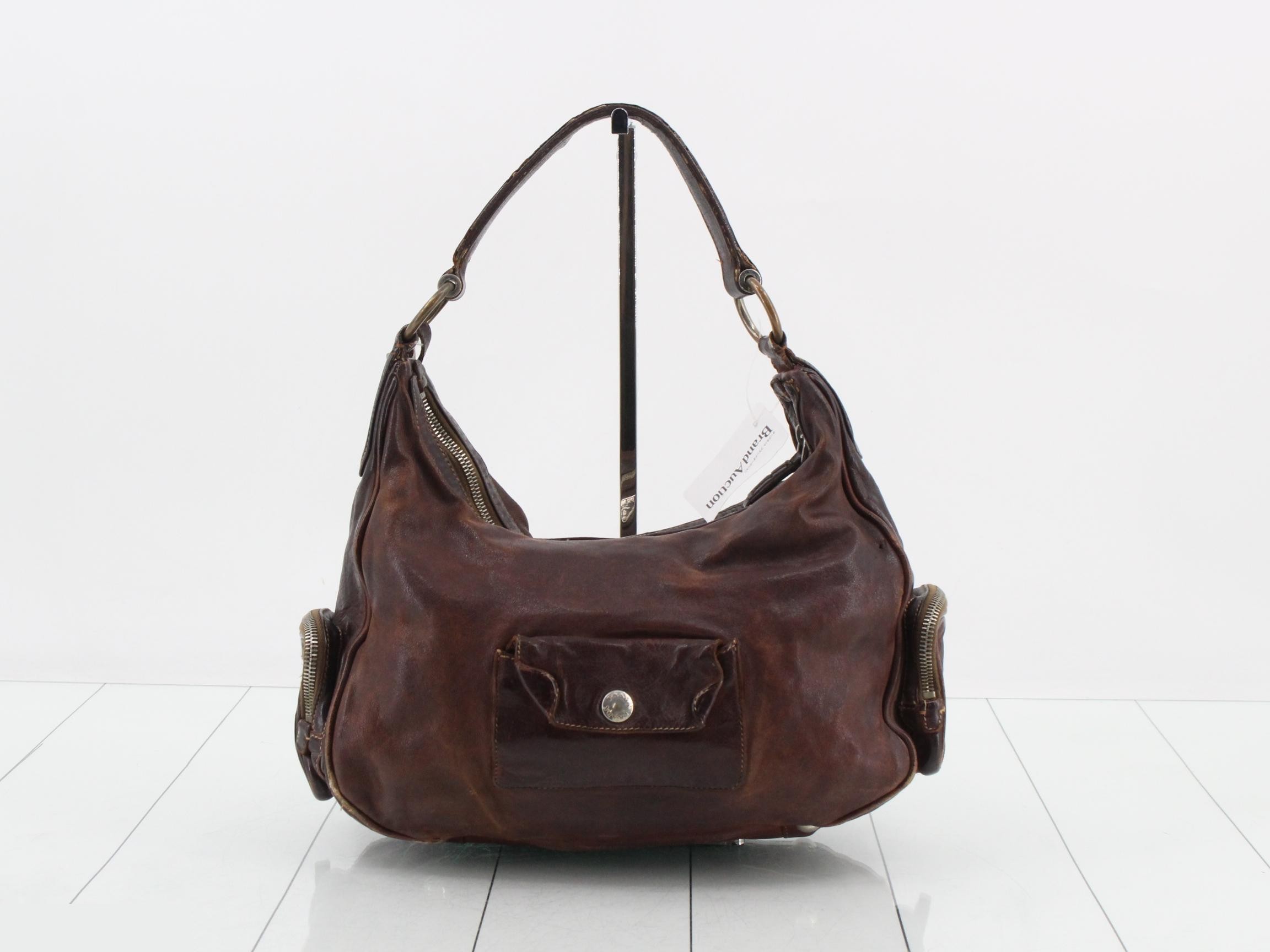 Leather shoulder bag — view 2