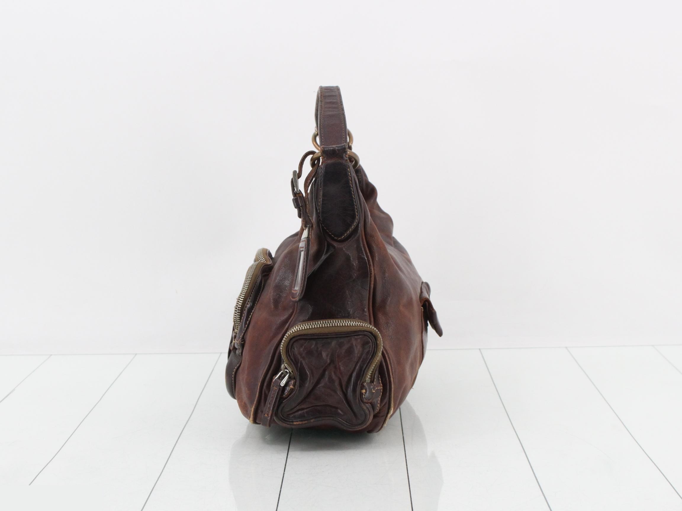 Leather shoulder bag — view 3