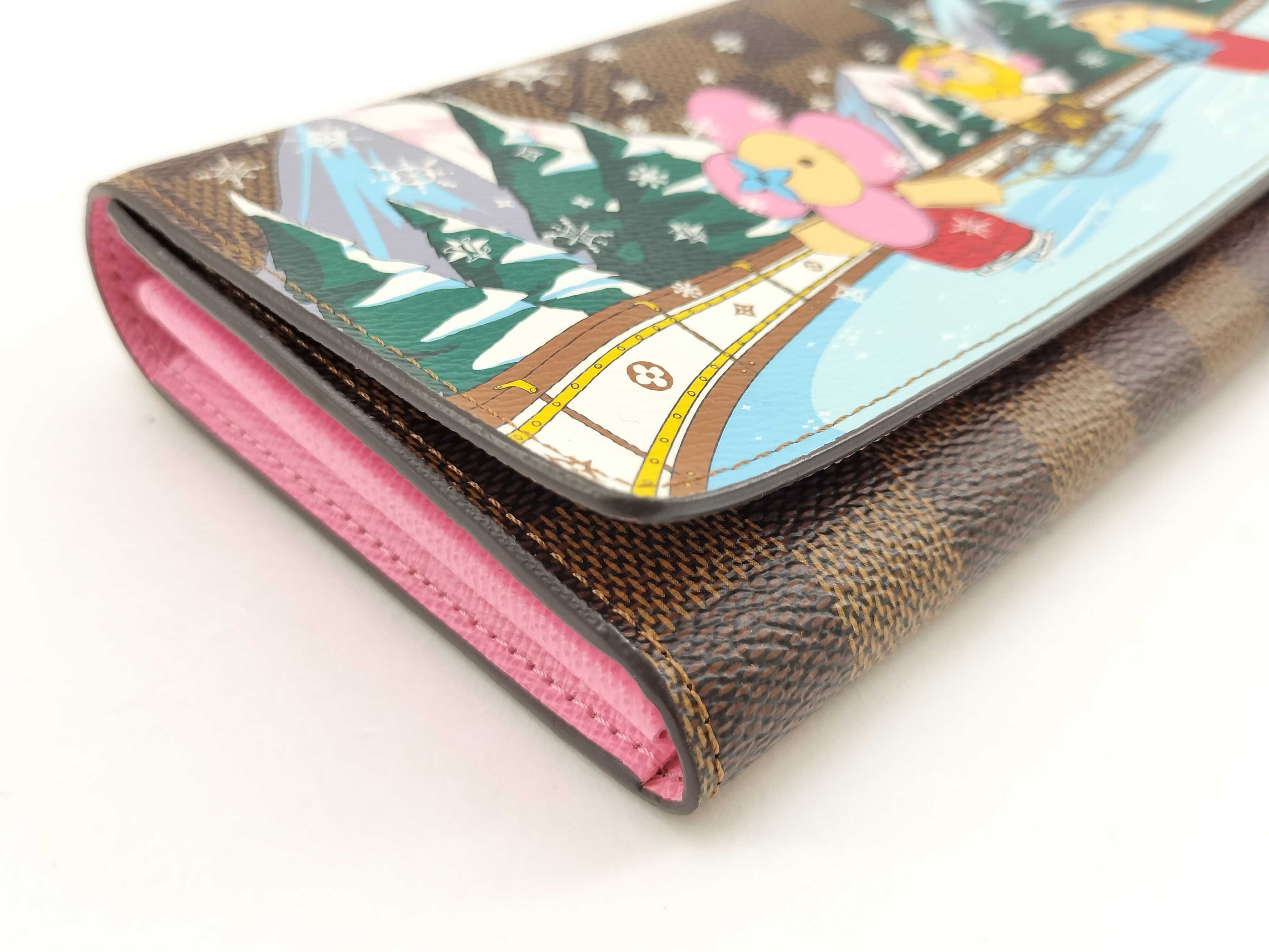 Damier Louis Vuitton Portefeuille Sarah NM Long Wallet — view 5
