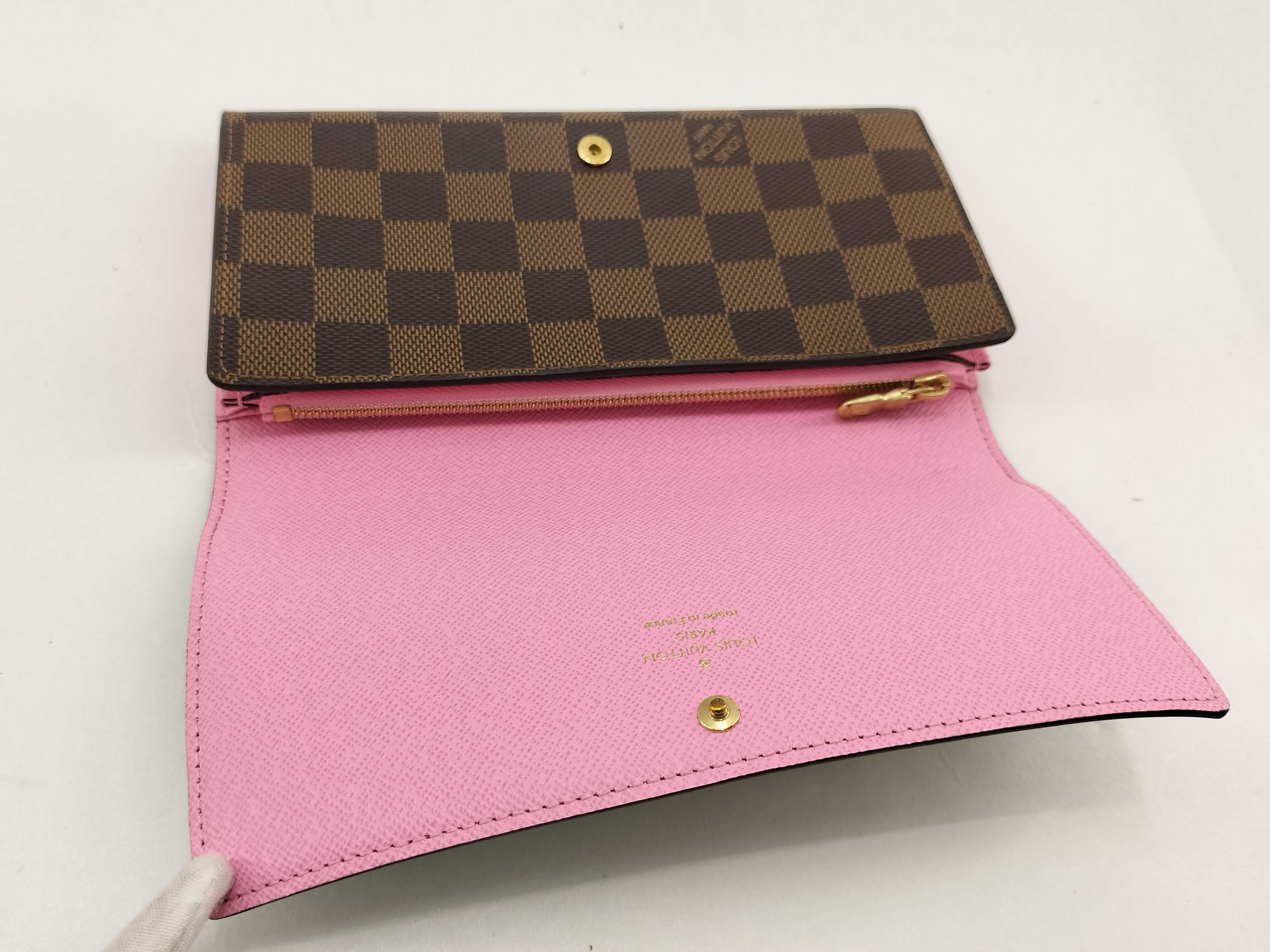 Damier Louis Vuitton Portefeuille Sarah NM Long Wallet — view 7