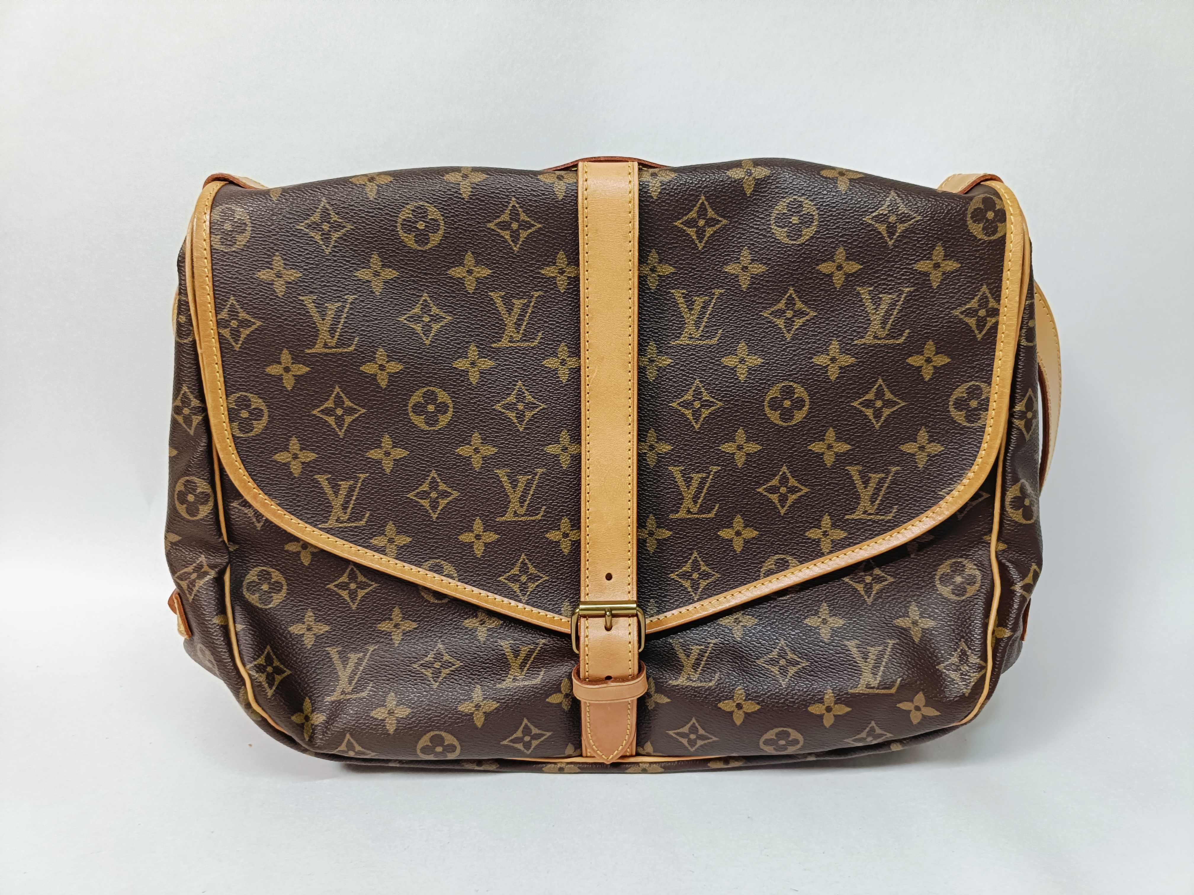 Monogram M42254 Saumur 35 Shoulder Bag