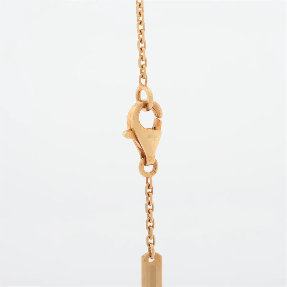 Vintage Alhambra Onyx Necklace 750 (Yellow Gold) 5.3g JB338186 (Metal tarnish) — view 3