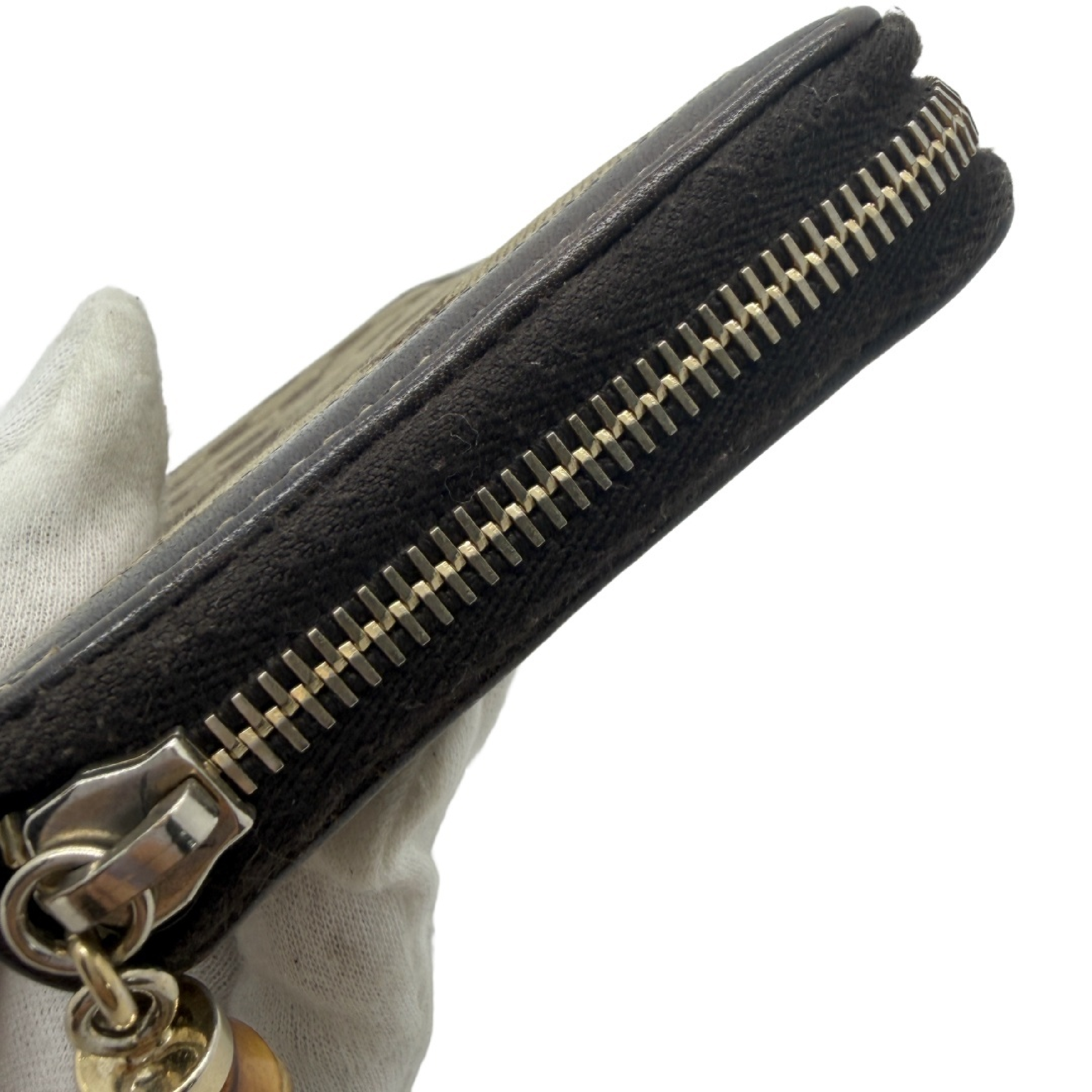 Bamboo Canvas Long Wallet — view 3