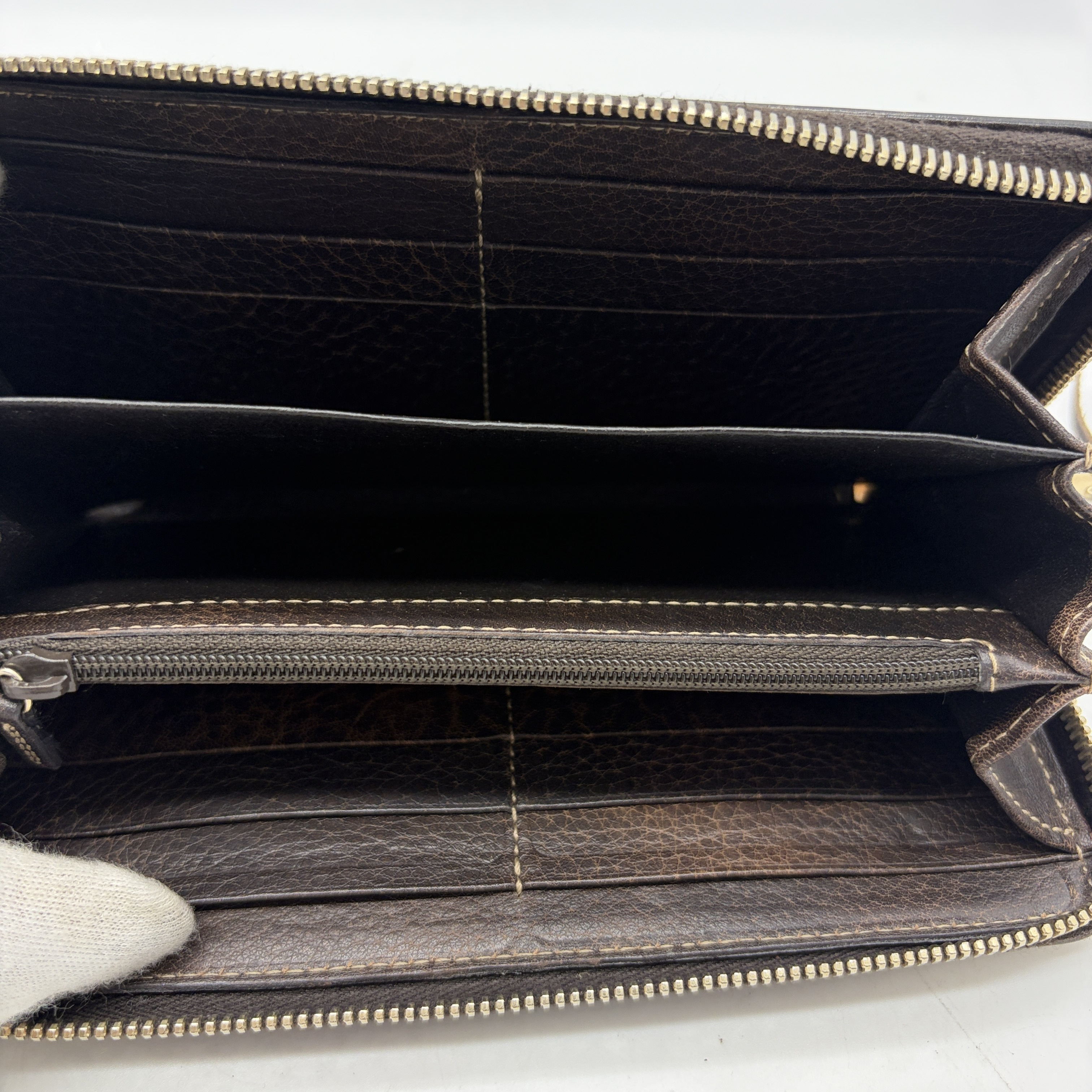 Bamboo Canvas Long Wallet — view 8
