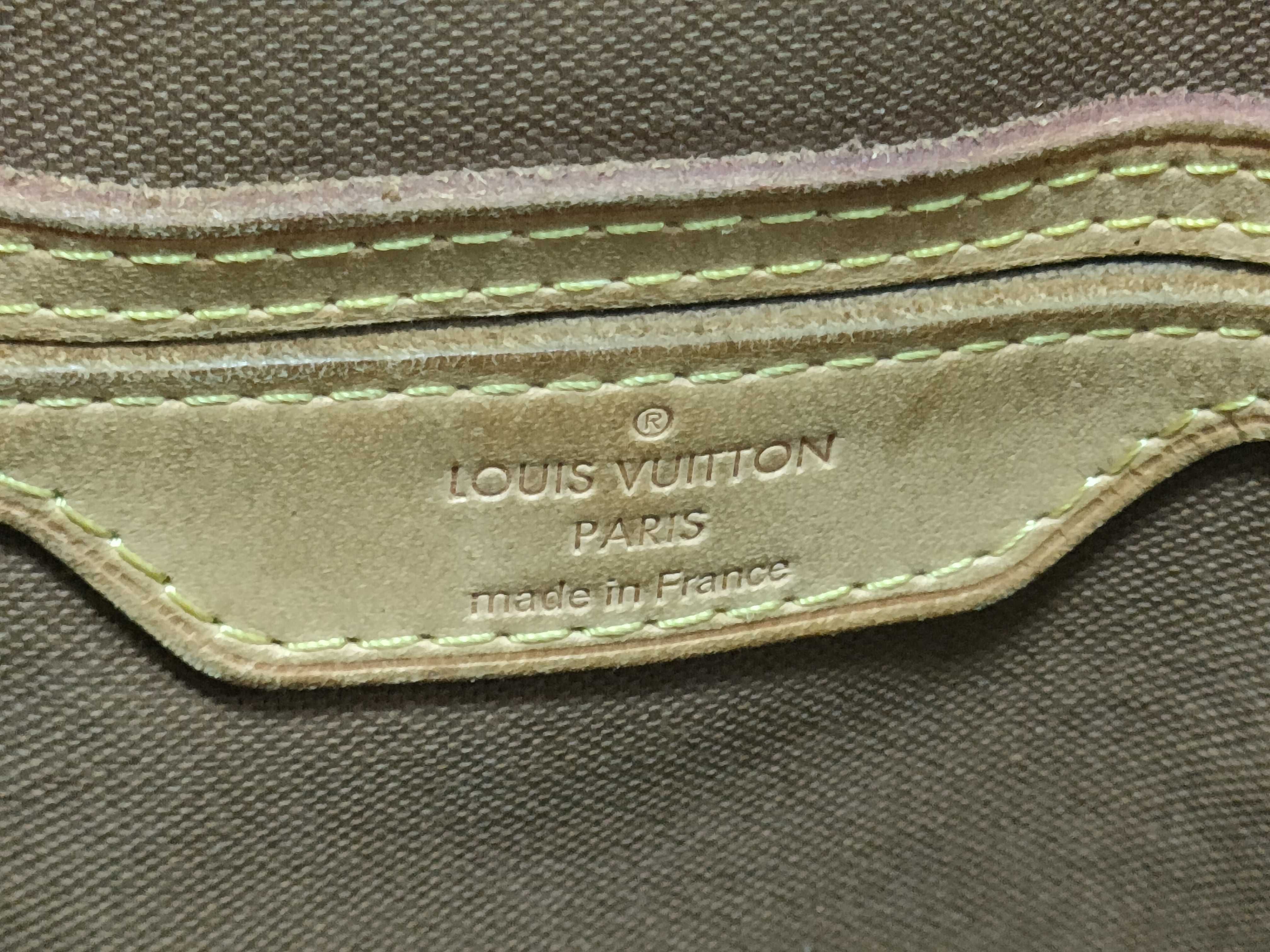 Monogram ID- Canvas Monogram Palermo GM M40146 MI0048 Brown bag only M1419 handbag — view 12