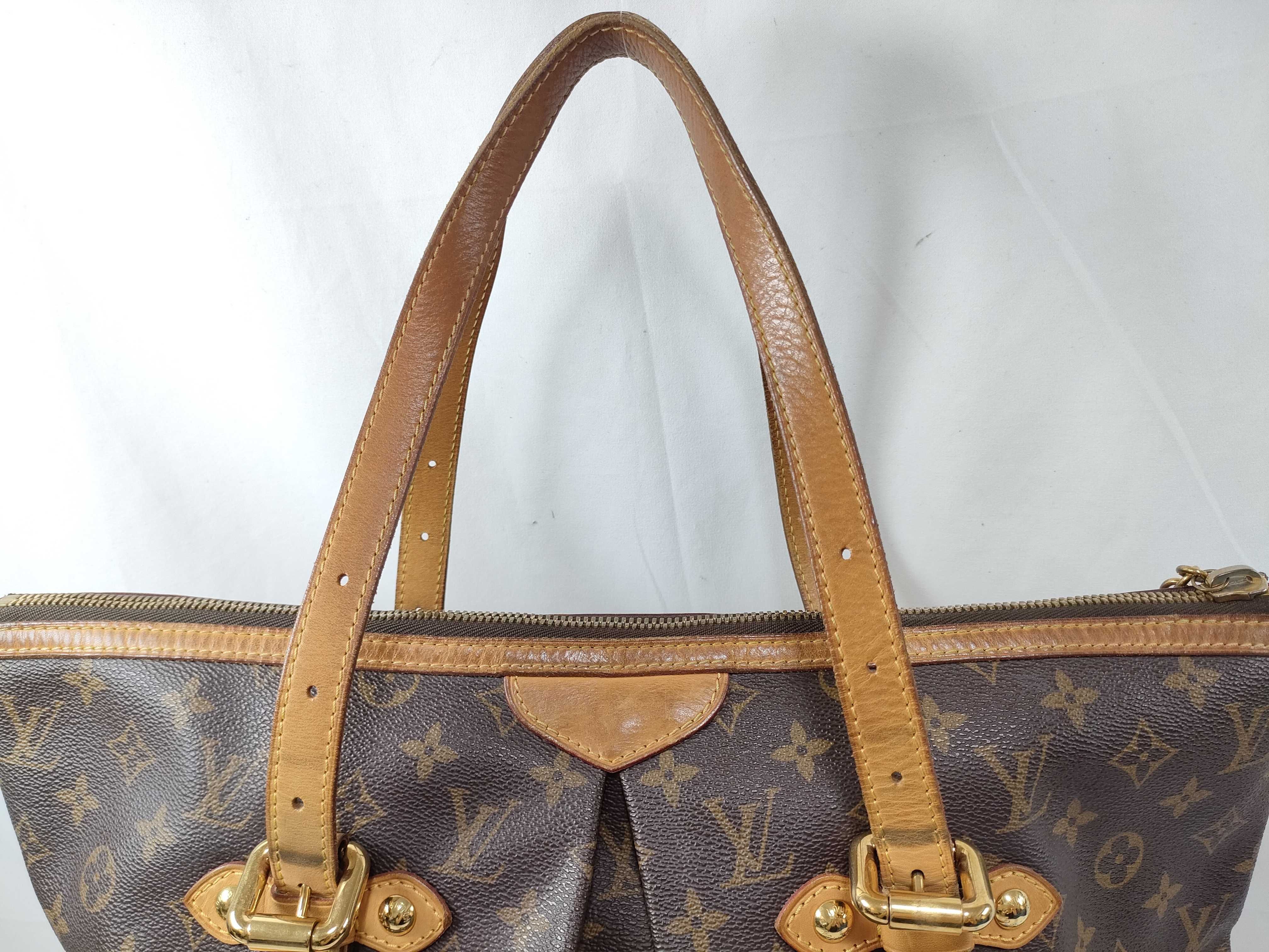 Monogram ID- Canvas Monogram Palermo GM M40146 MI0048 Brown bag only M1419 handbag — view 3