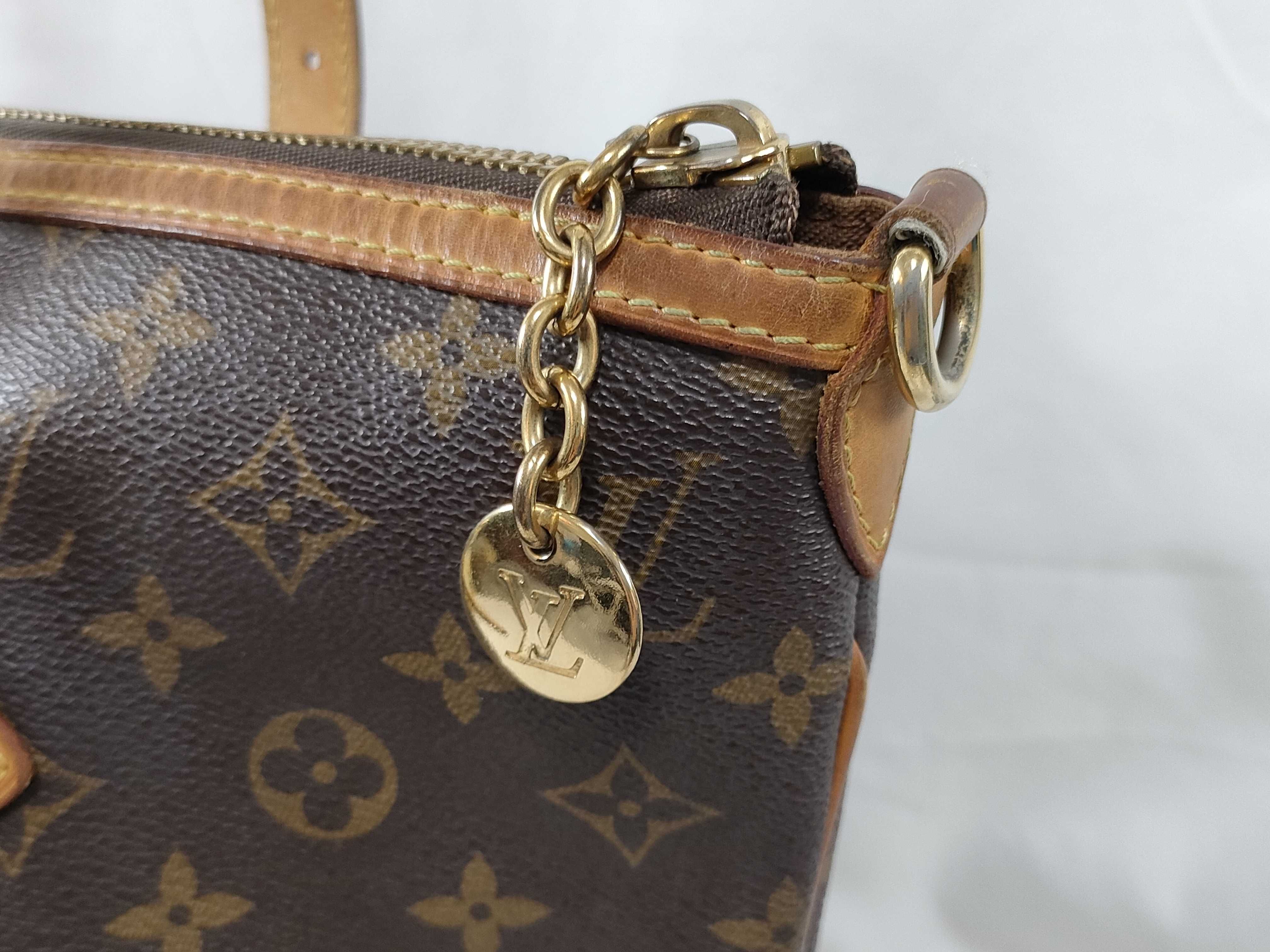 Monogram ID- Canvas Monogram Palermo GM M40146 MI0048 Brown bag only M1419 handbag — view 5