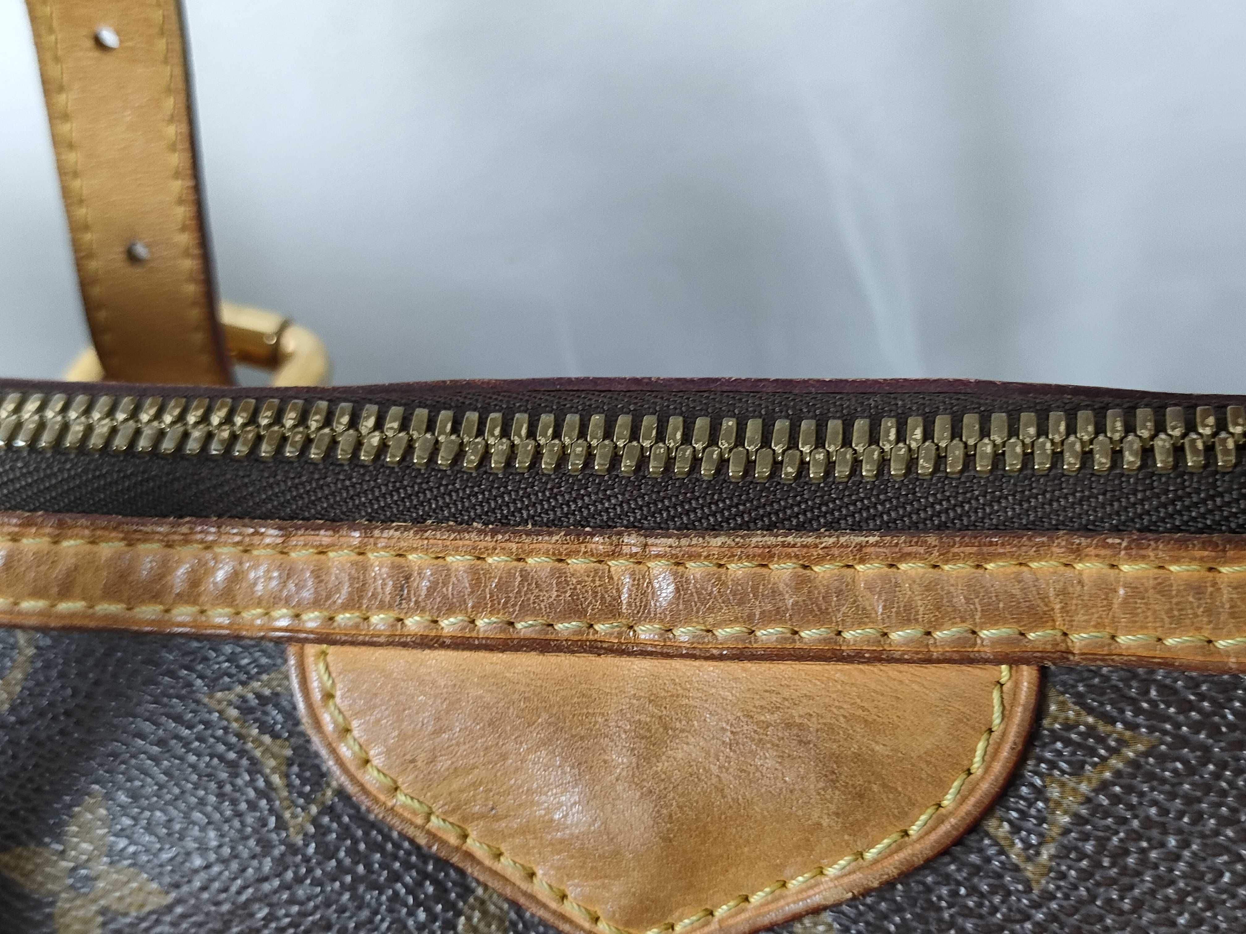 Monogram ID- Canvas Monogram Palermo GM M40146 MI0048 Brown bag only M1419 handbag — view 6