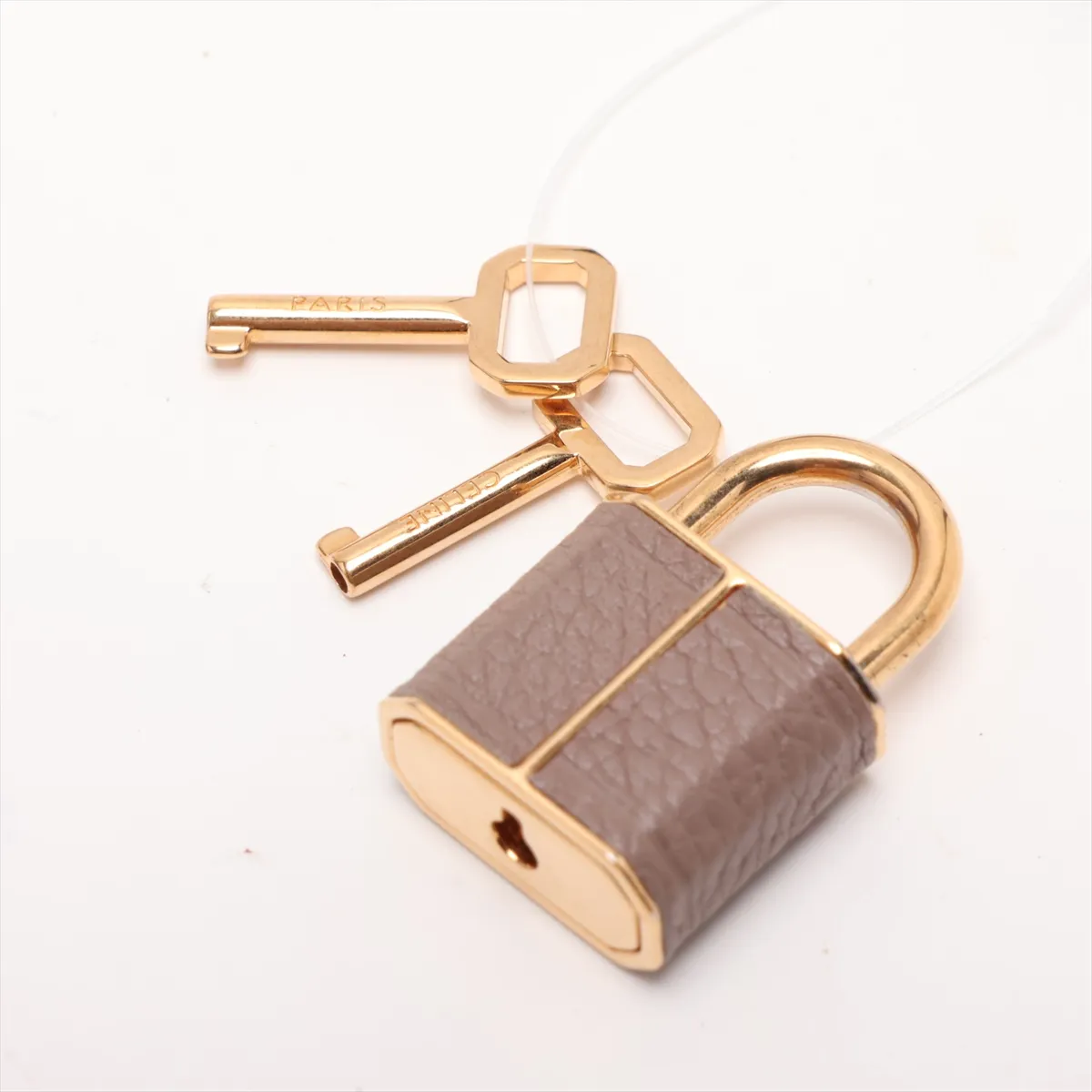 Small Cabas de France Leather 2-Way Handbag, Beige — view 11