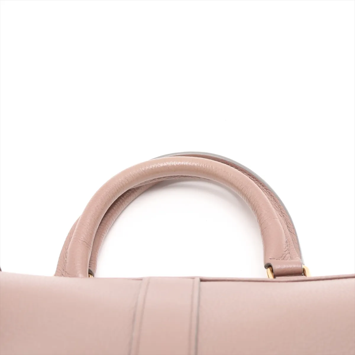 Small Cabas de France Leather 2-Way Handbag, Beige — view 6
