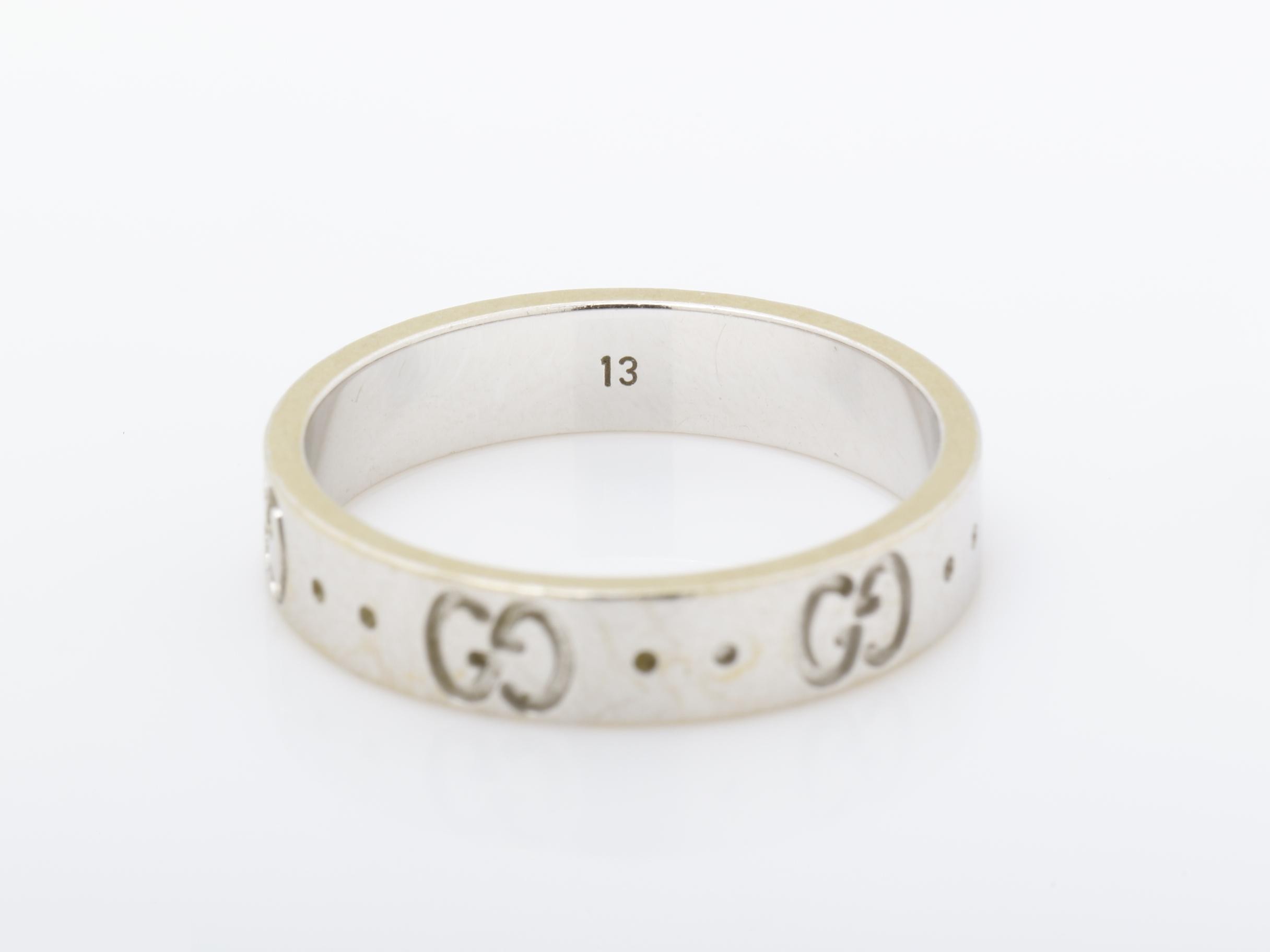Icon Au750WG Ring, 3.6g, #13 — view 4