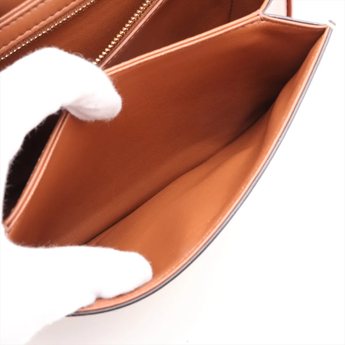 Triomphe Teen PVC x Leather Shoulder Bag Brown x Black — view 8