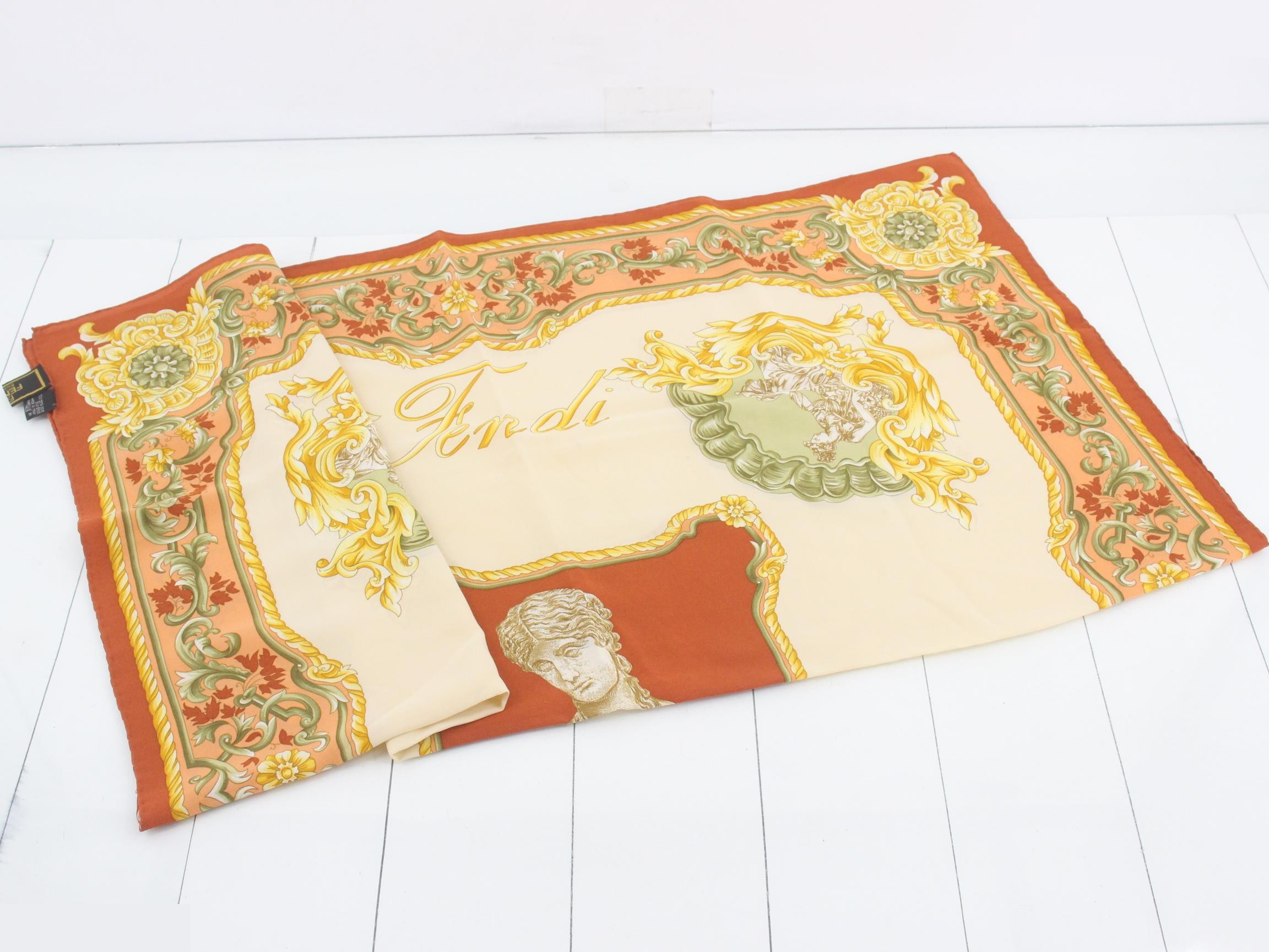 Silk Scarf, Large Size — view 3
