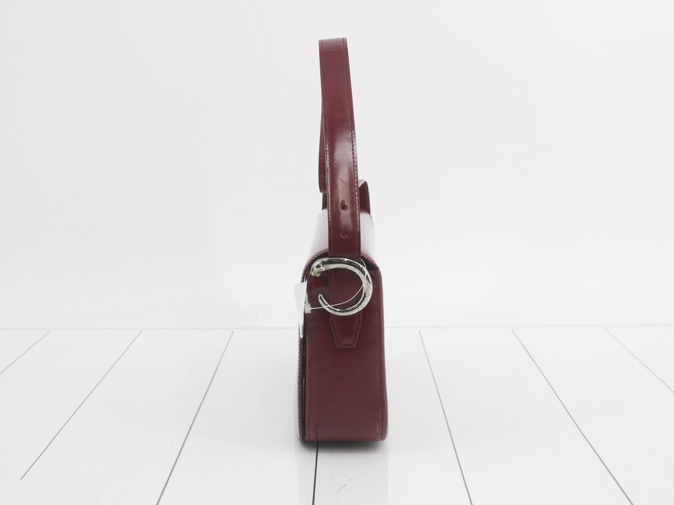 Panthère Shoulder Bag, Bordeaux — view 3
