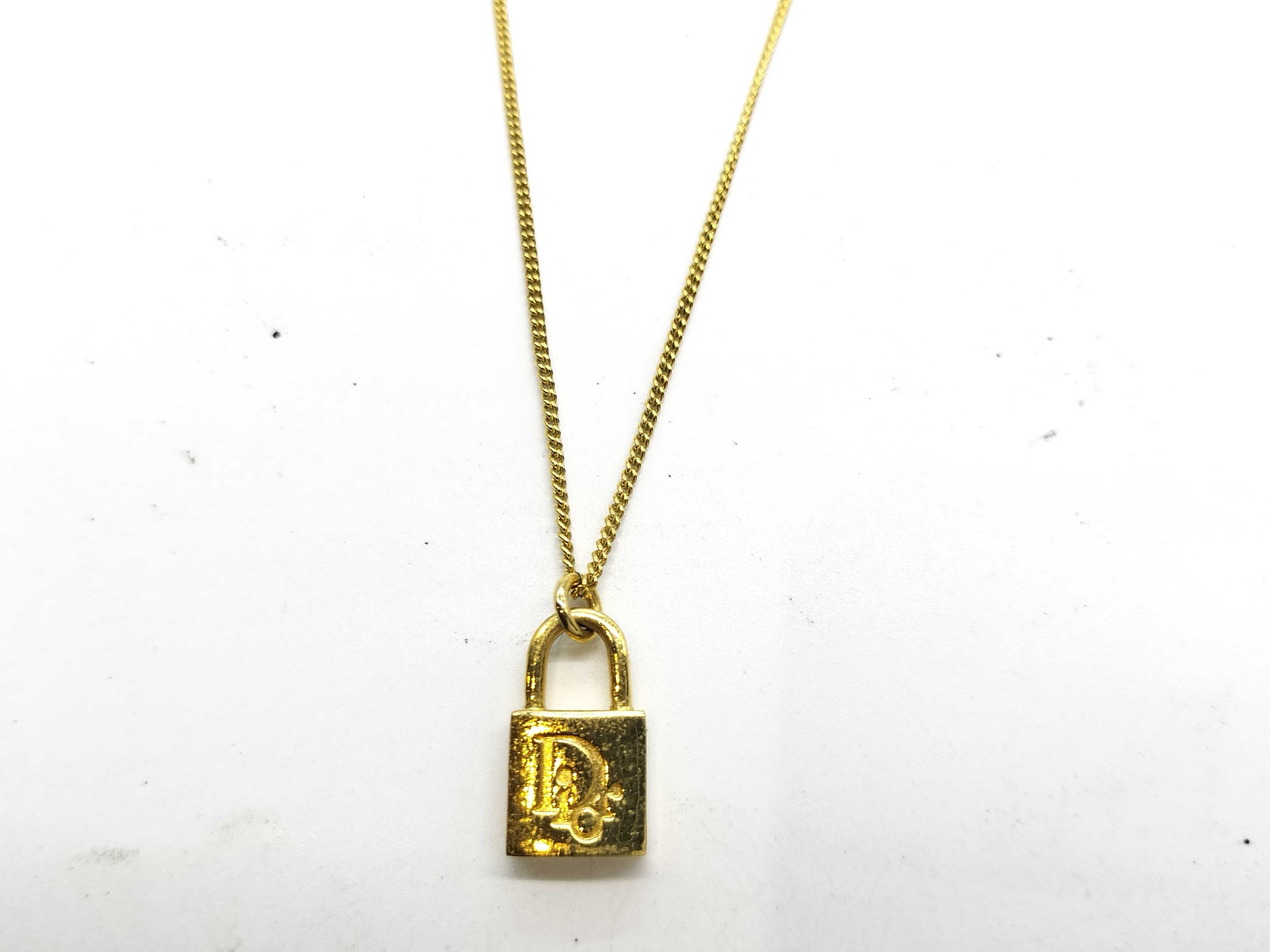 Necklace with Padlock Pendant — view 2