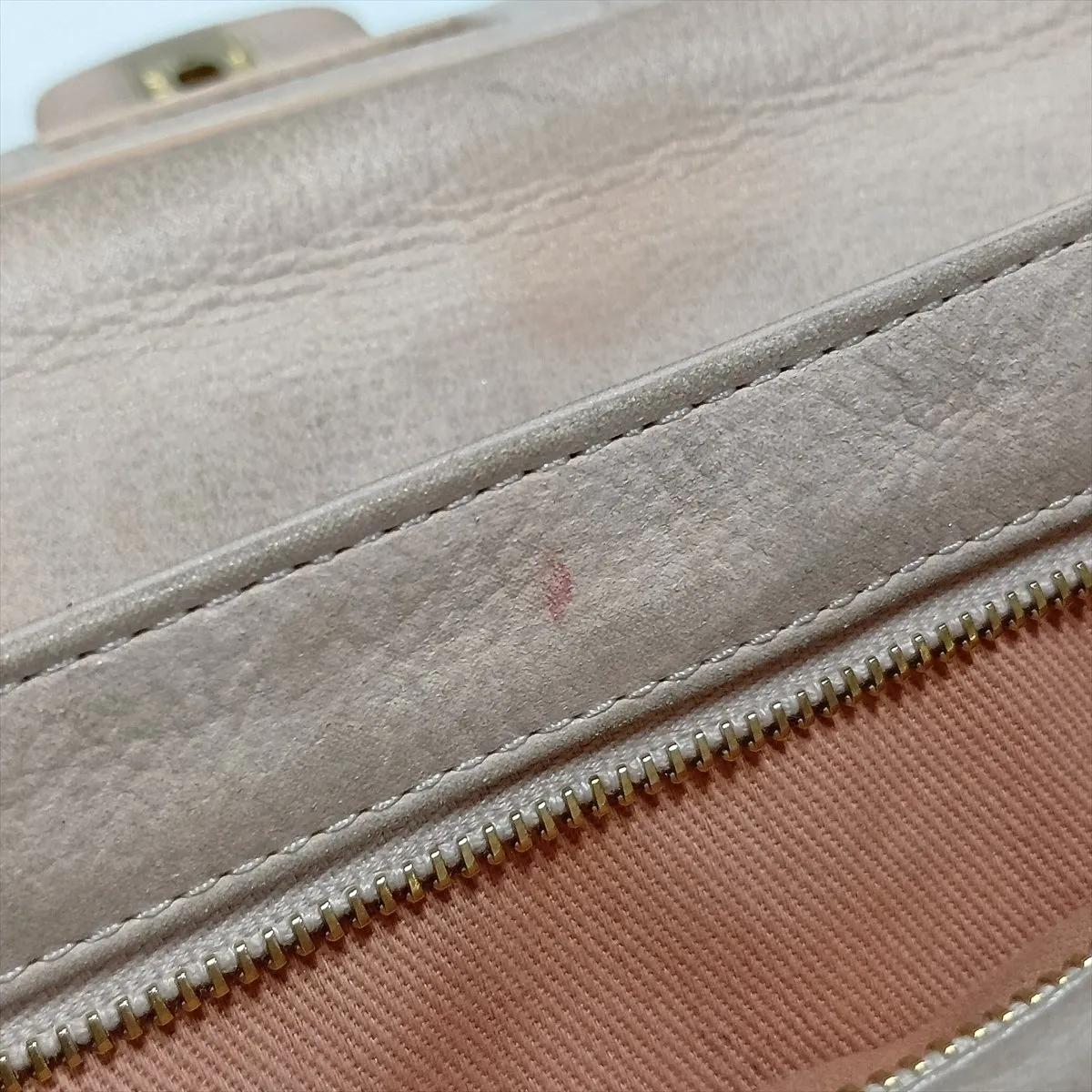 Wild Stitch Leather Single Flap Single Chain Bag, Pink with Gold Hardware, Item No. 19584990, Serial Number 19 — view 13
