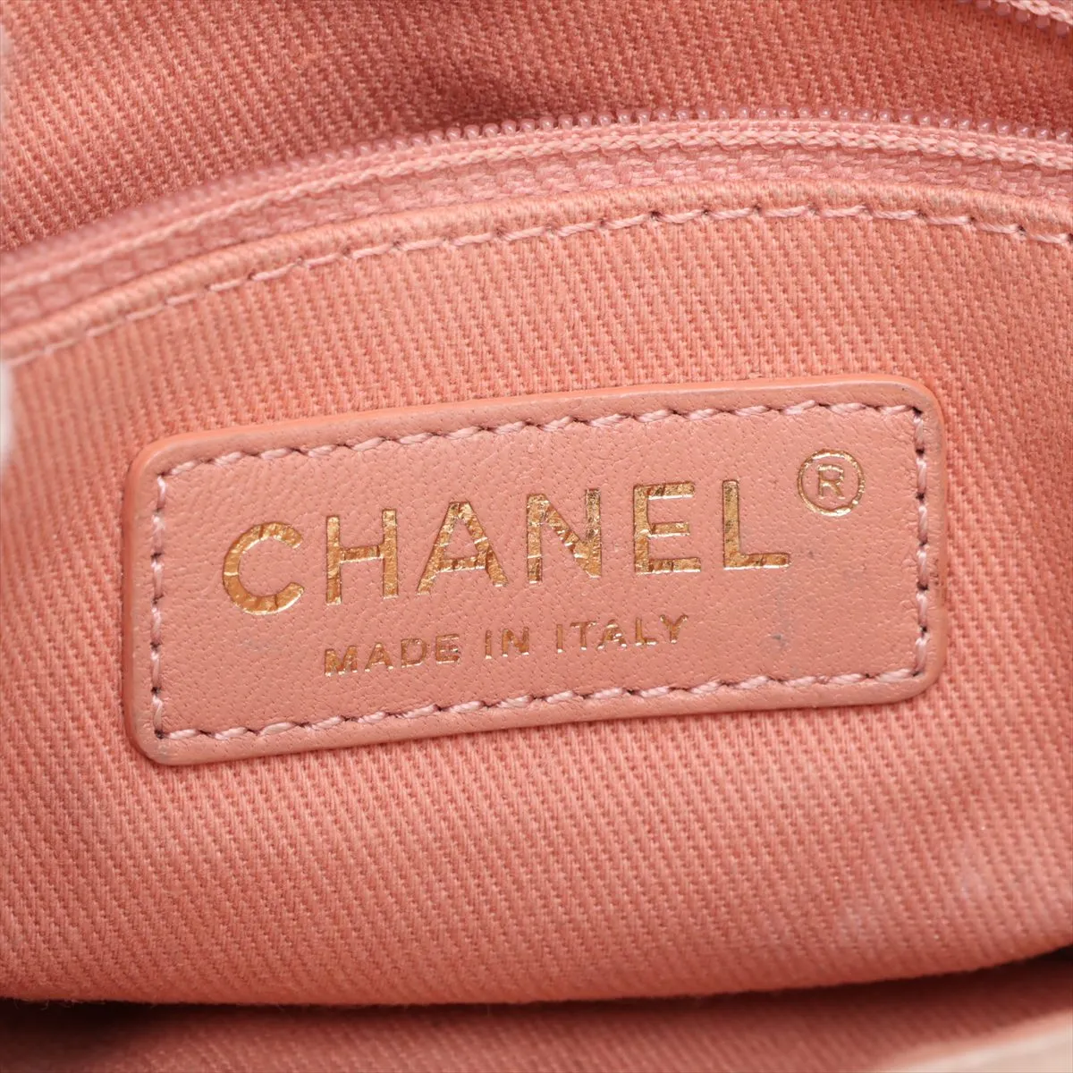 Wild Stitch Leather Single Flap Single Chain Bag, Pink with Gold Hardware, Item No. 19584990, Serial Number 19 — view 10