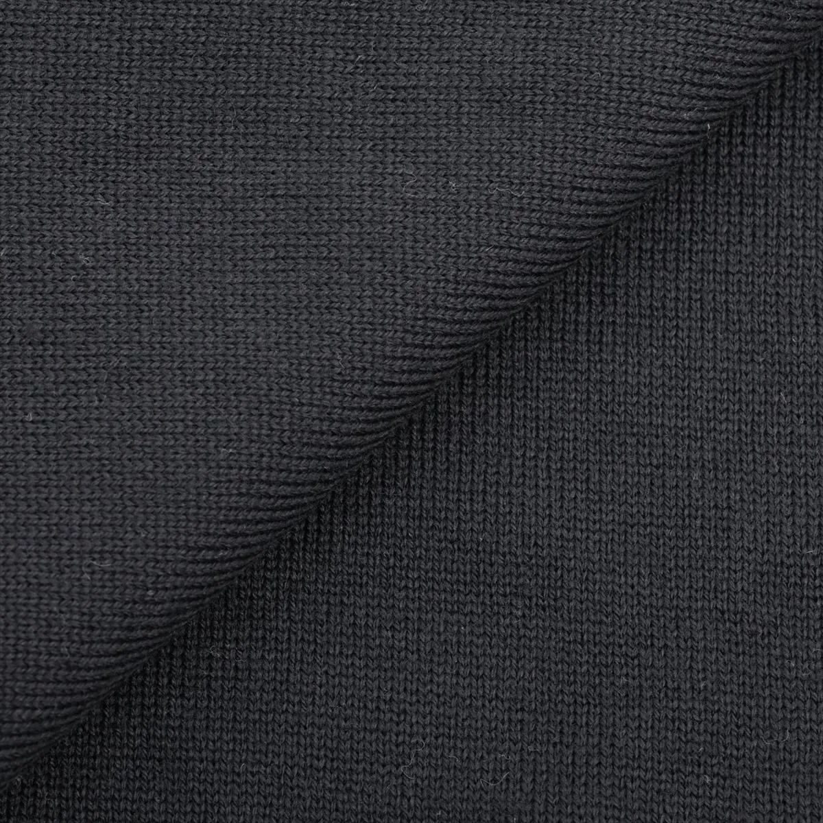 FF Scarf, Wool, Black x Gray, Shows signs of wear, — view 2