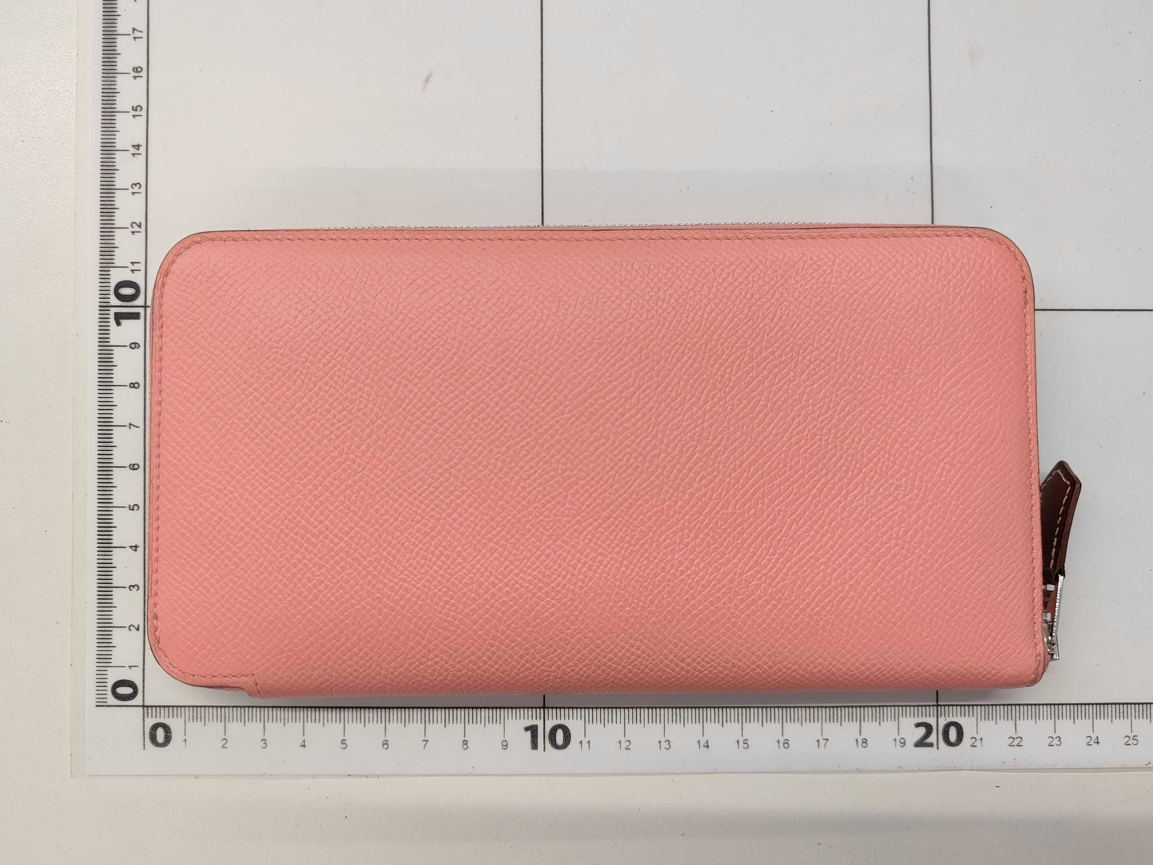 Azap Long Silk In Epsom Leather Wallet, D Stamp, Pink, Silver Hardware — view 2