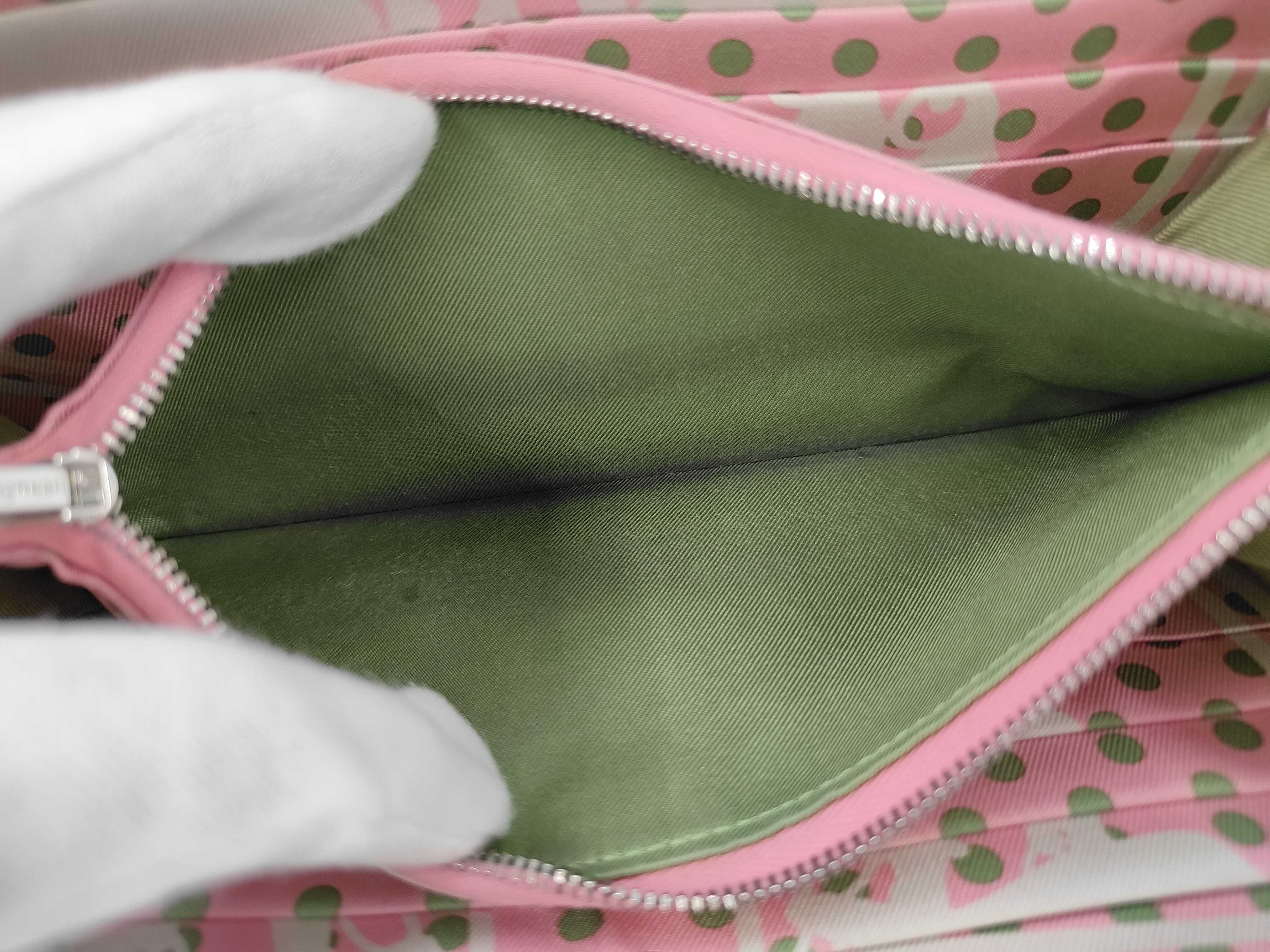 Azap Long Silk In Epsom Leather Wallet, D Stamp, Pink, Silver Hardware — view 7