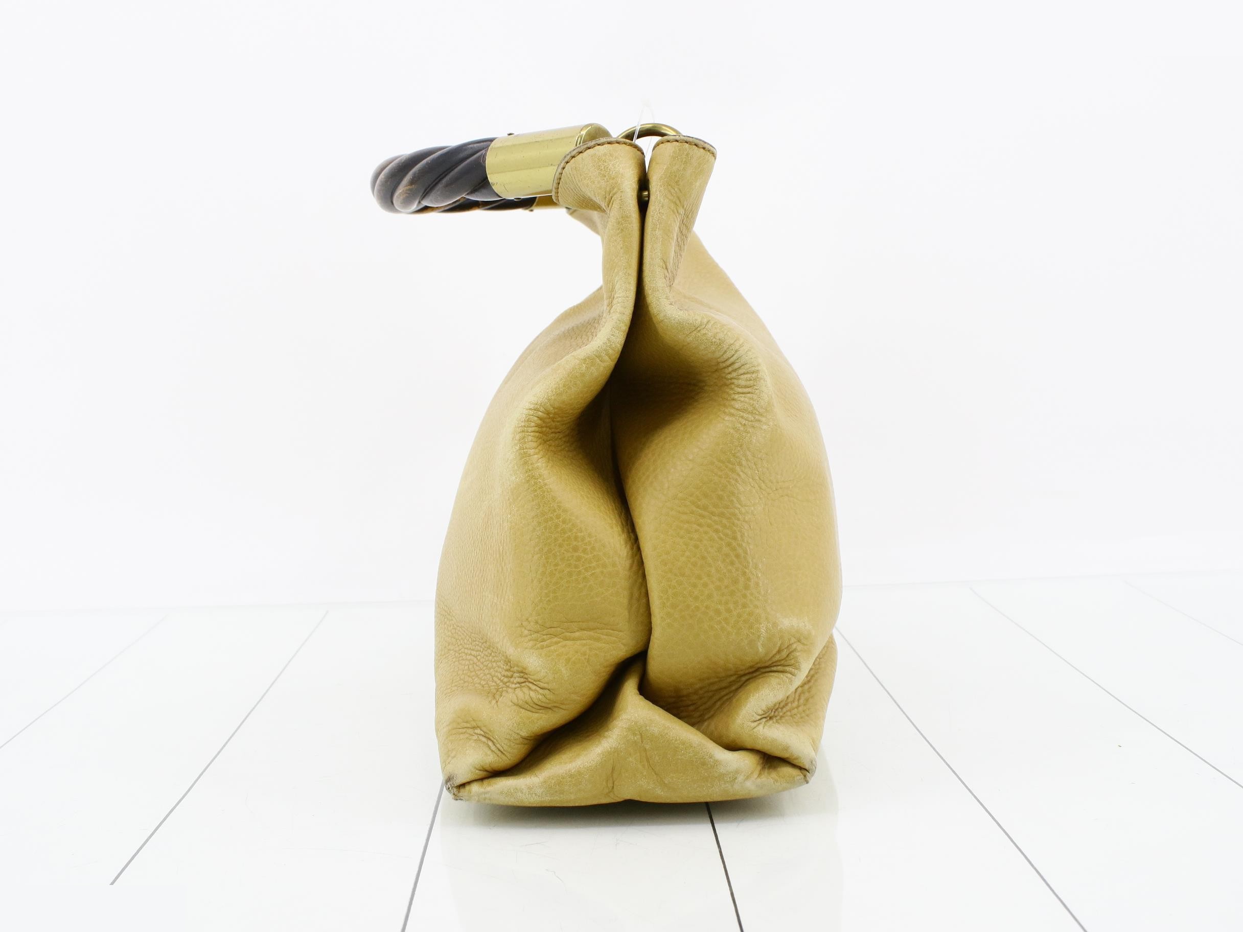 Tom Ford era wood-handled handbag — view 3