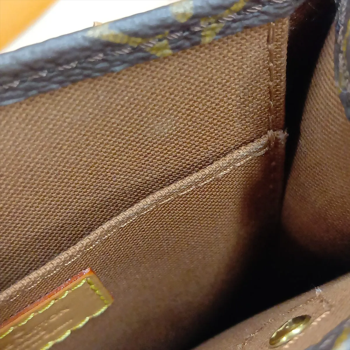Monogram Petite Sac Plat M69442 Brown — view 12