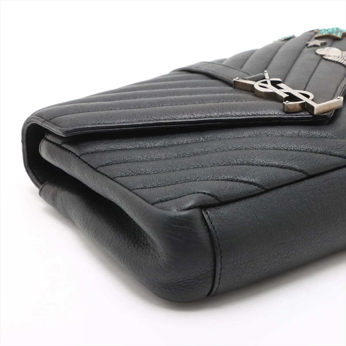 College Leather 2WAY Handbag Black 428056 — view 4