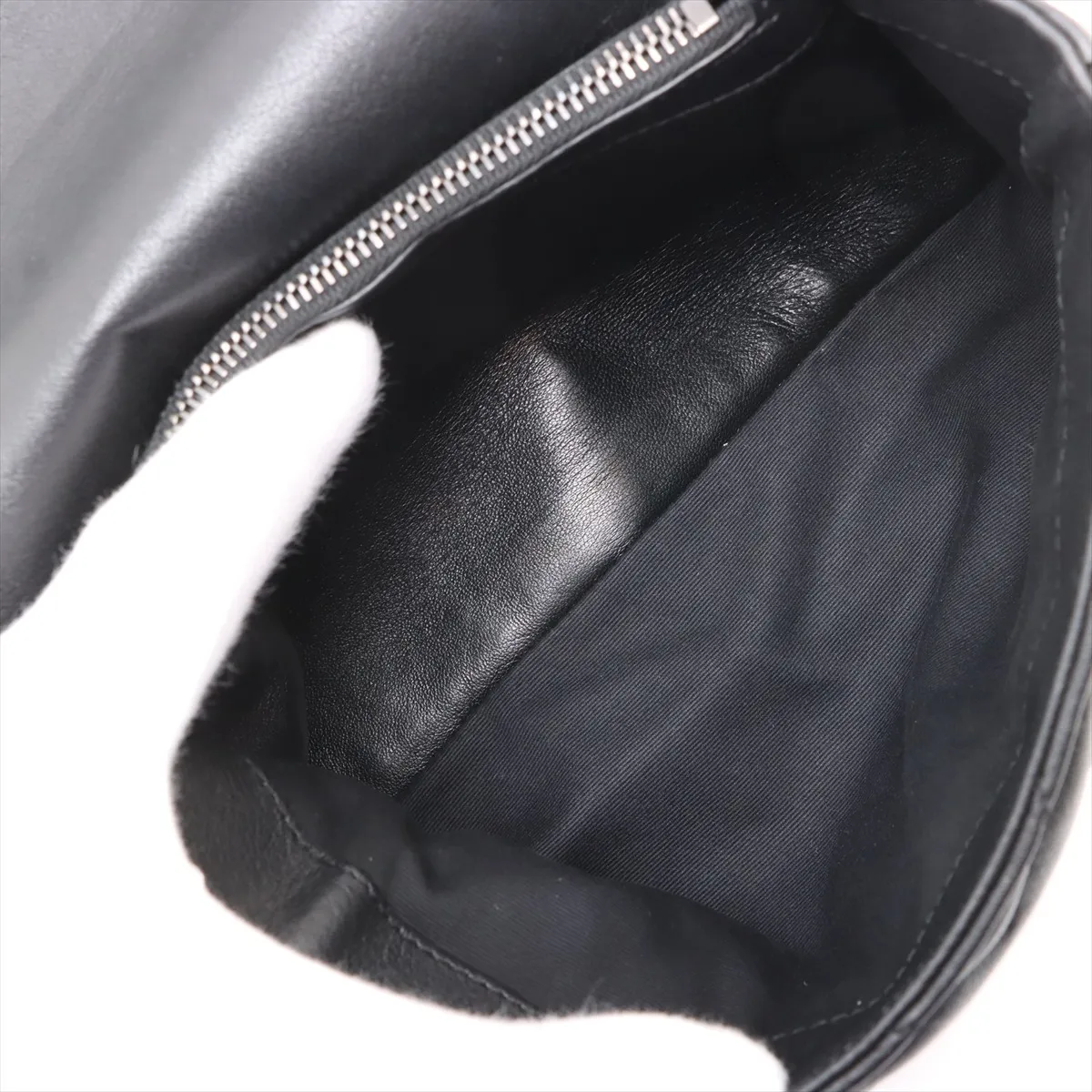College Leather 2WAY Handbag Black 428056 — view 8