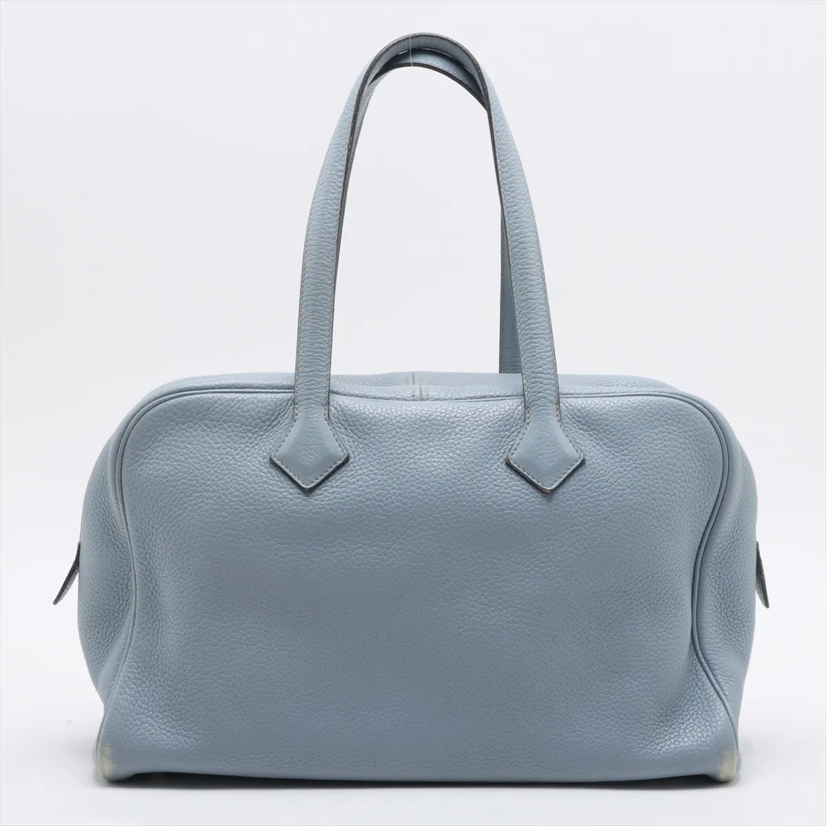 Victoria 35 Taurillon Clemence Blue Run Silver hardware P:2012 — view 2