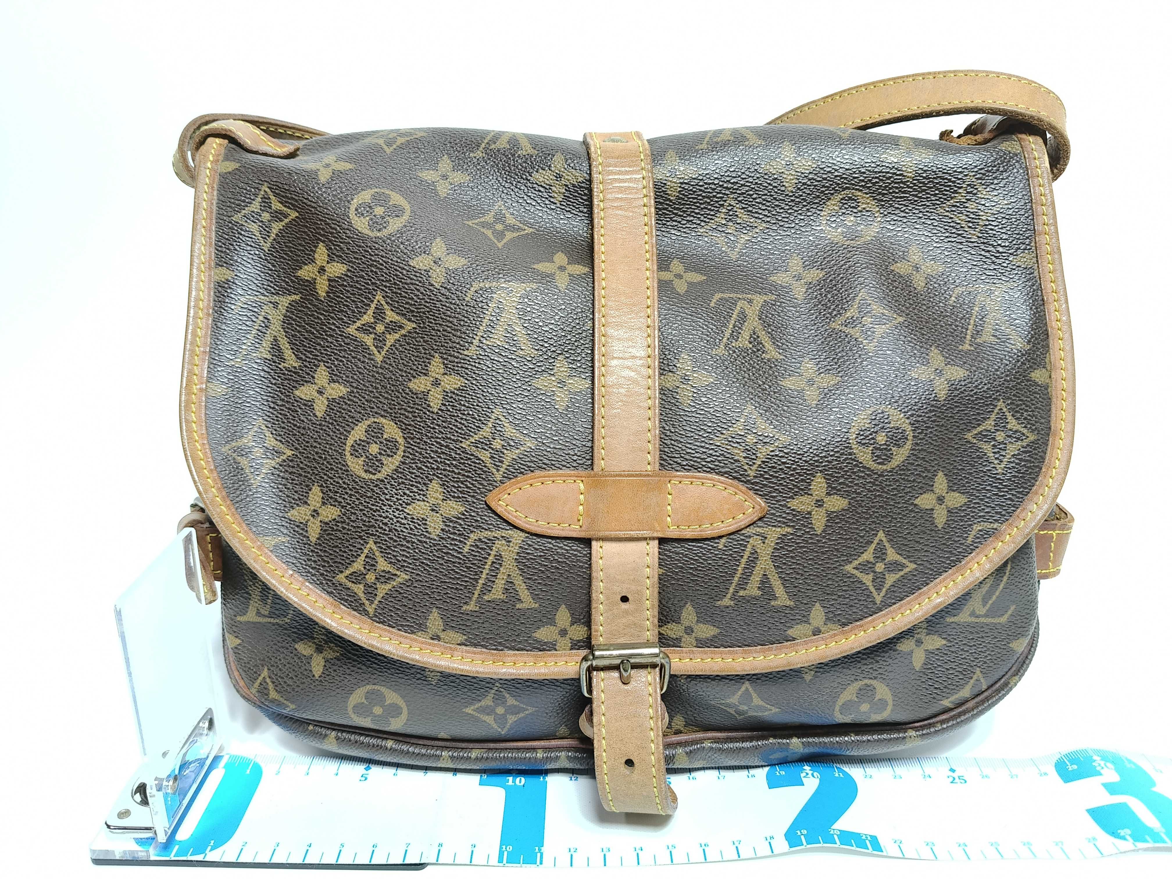 Monogram Saumur Shoulder Bag — view 2